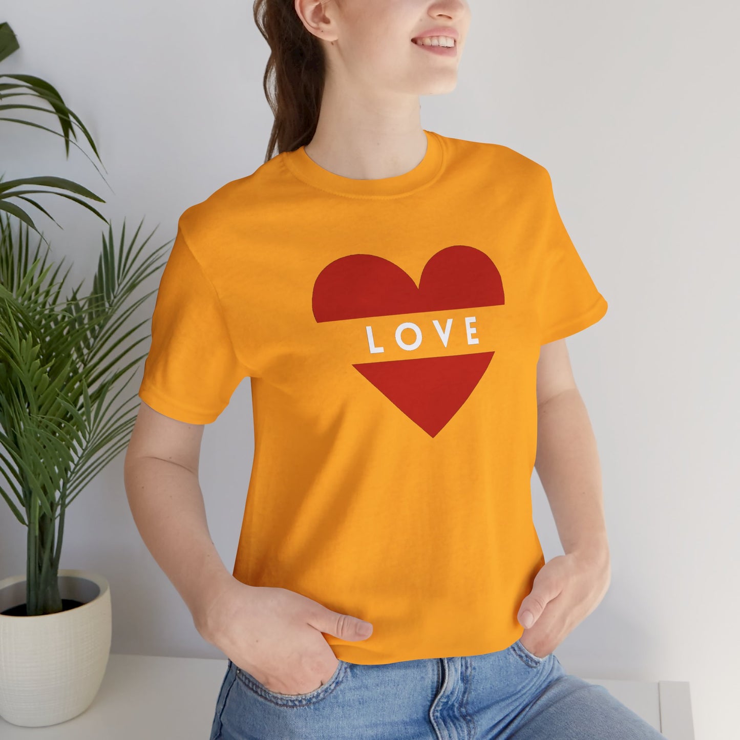 Love Unisex Jersey Short Sleeve Tee