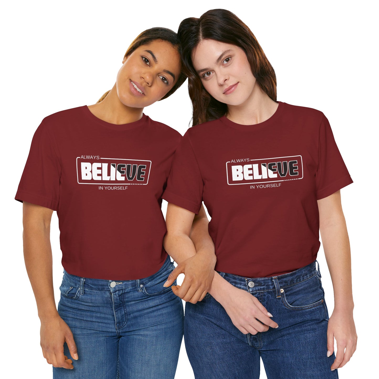 Believe In Yourself Unisex Jersey Short Sleeve Tee