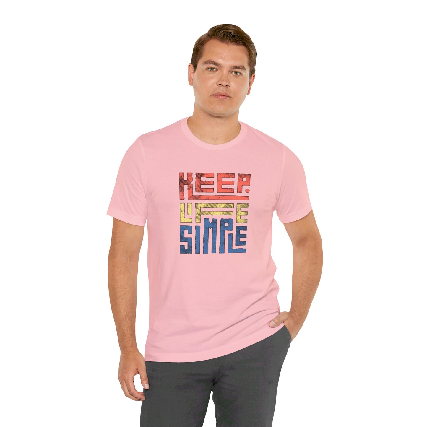 Keep Life Simple Unisex Jersey Short Sleeve Tee