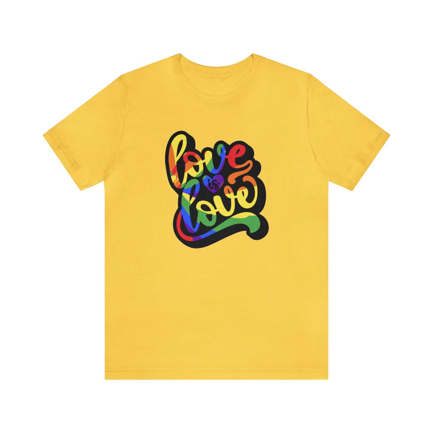 Love Is Love Unisex Jersey Short Sleeve Tee