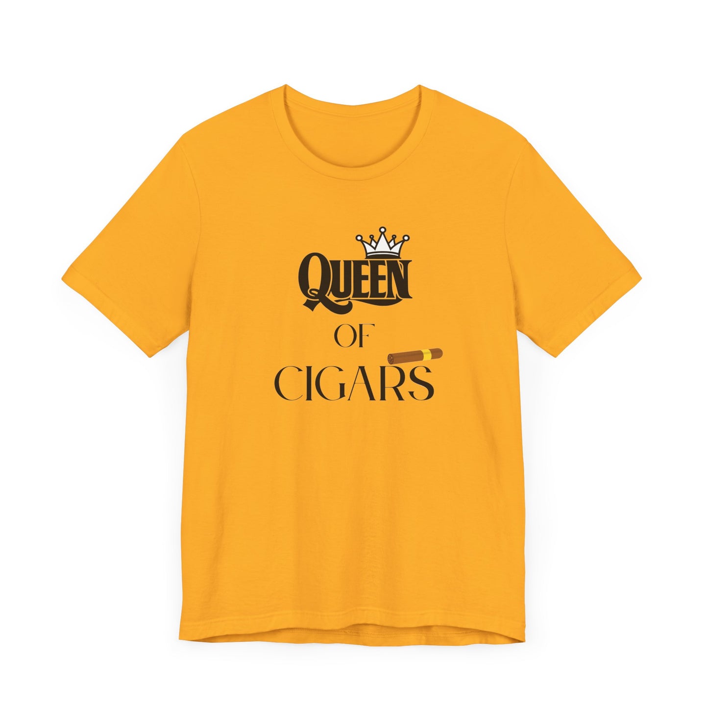 Cigars/ Queen of Cigars Unisex Jersey Short Sleeve Tee