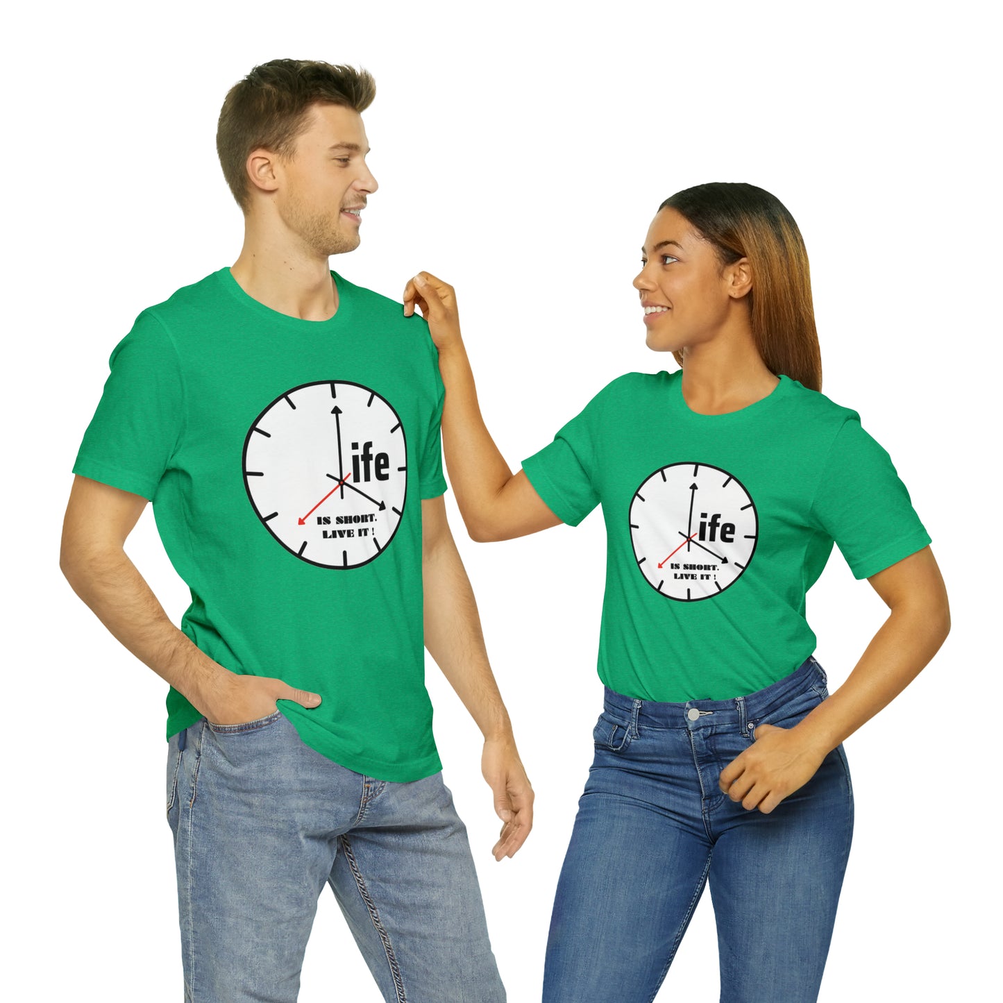 Life is To Short Live It Unisex Jersey Short Sleeve Tee