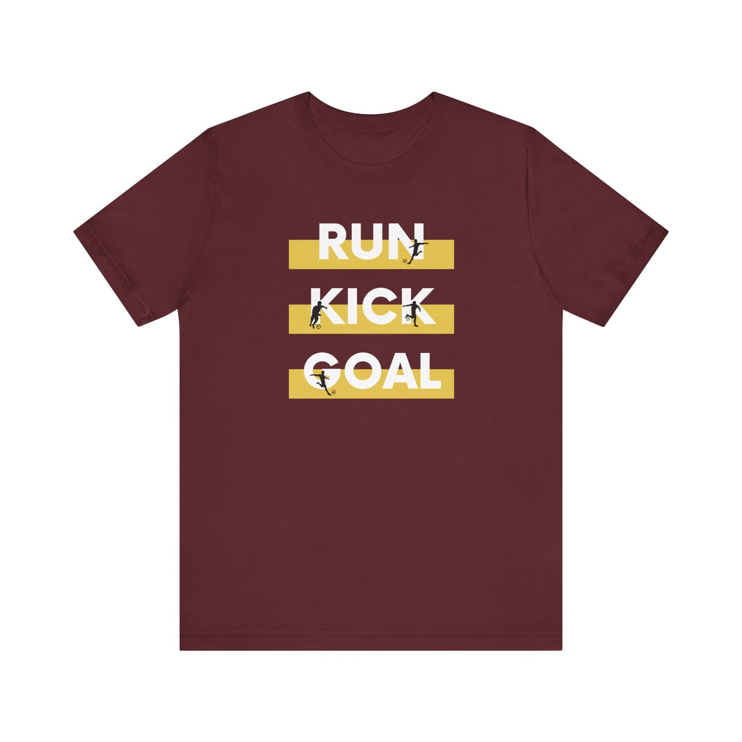 Soccer\ Run Kick Goal Unisex Jersey Short Sleeve Tee