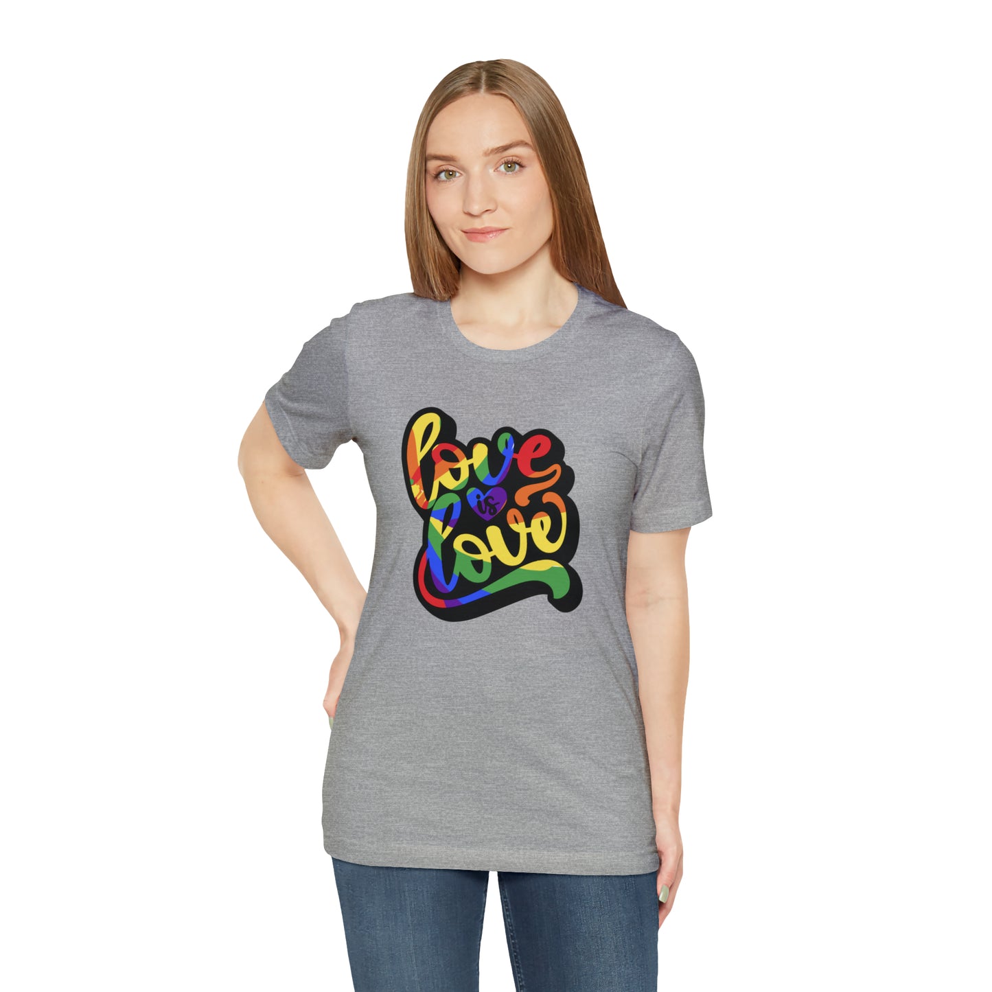 Love Is Love Unisex Jersey Short Sleeve Tee