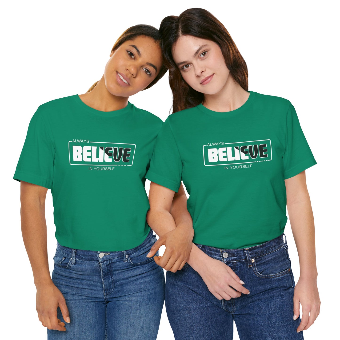 Believe In Yourself Unisex Jersey Short Sleeve Tee