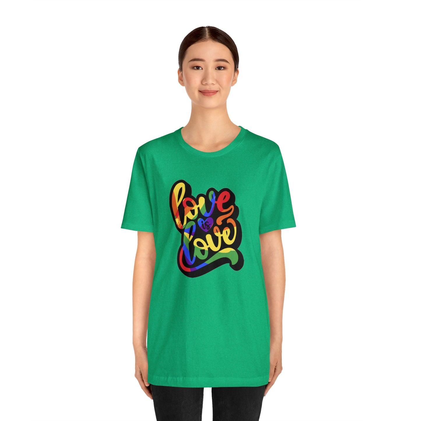 Love Is Love Unisex Jersey Short Sleeve Tee