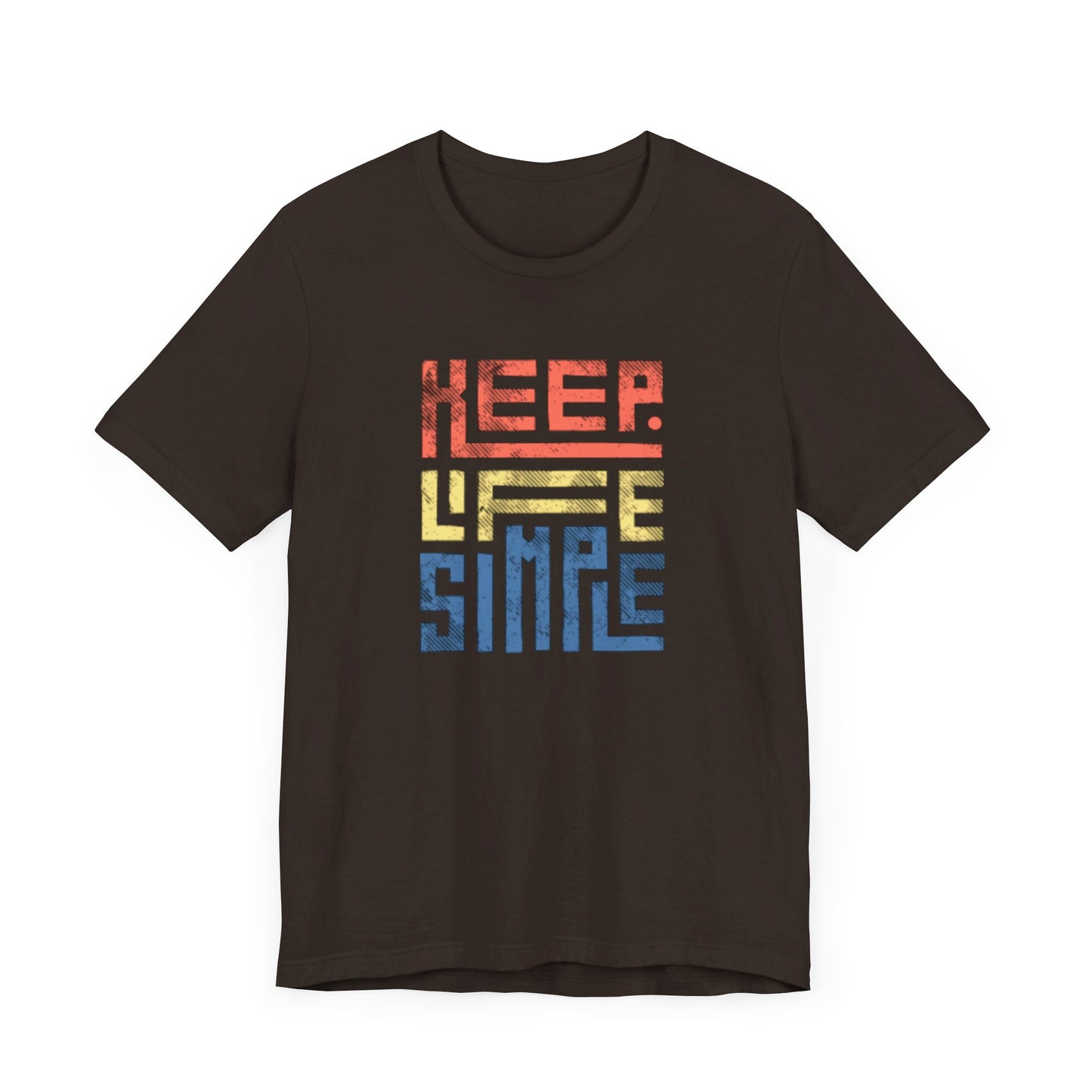 Keep Life Simple Unisex Jersey Short Sleeve Tee