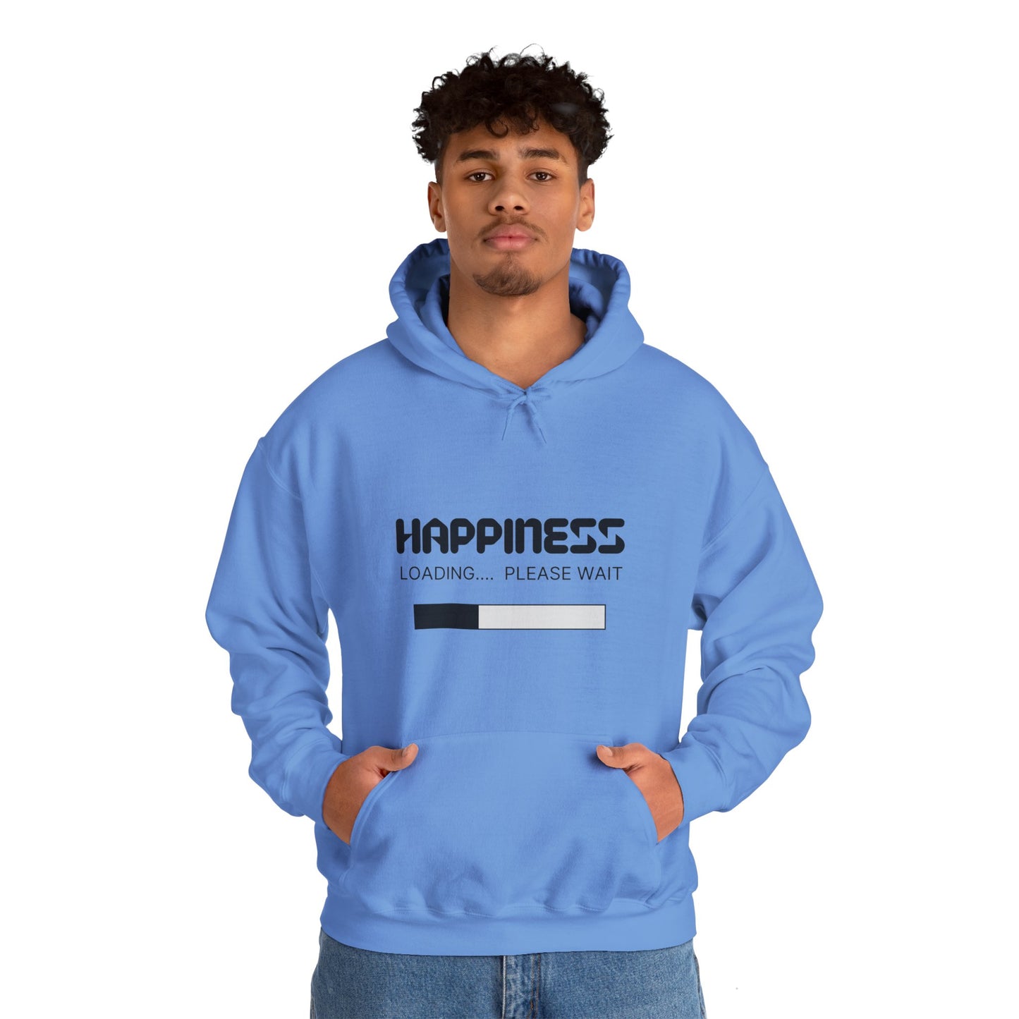 Happiness Loading Please Wait Unisex Heavy Blend™ Hooded Sweatshirt