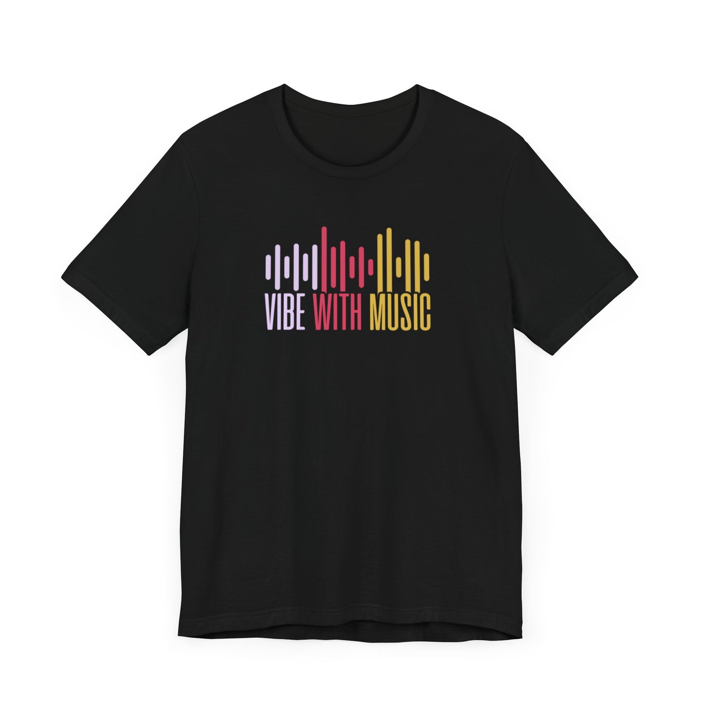 Vibe With Music Unisex Jersey Short Sleeve Tee