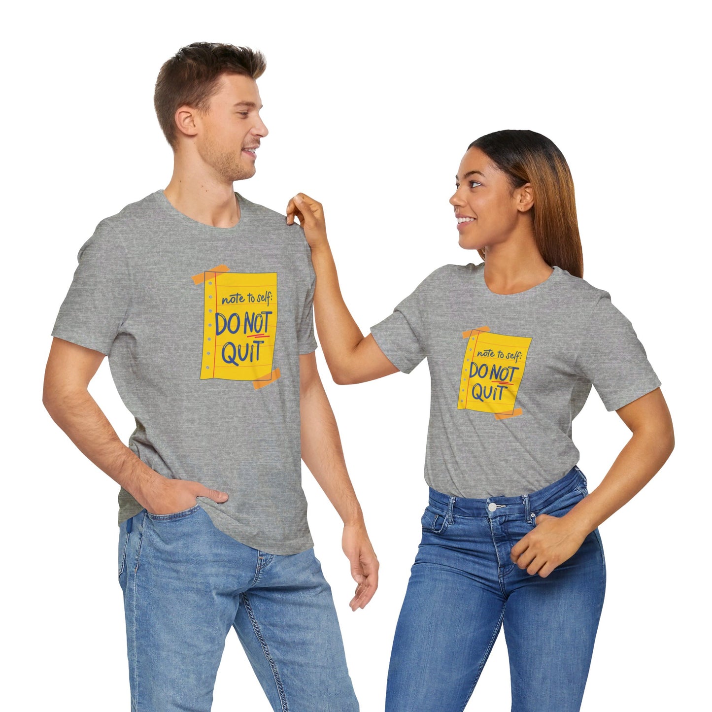 Note to Self Don't Quit Unisex Jersey Short Sleeve Tee