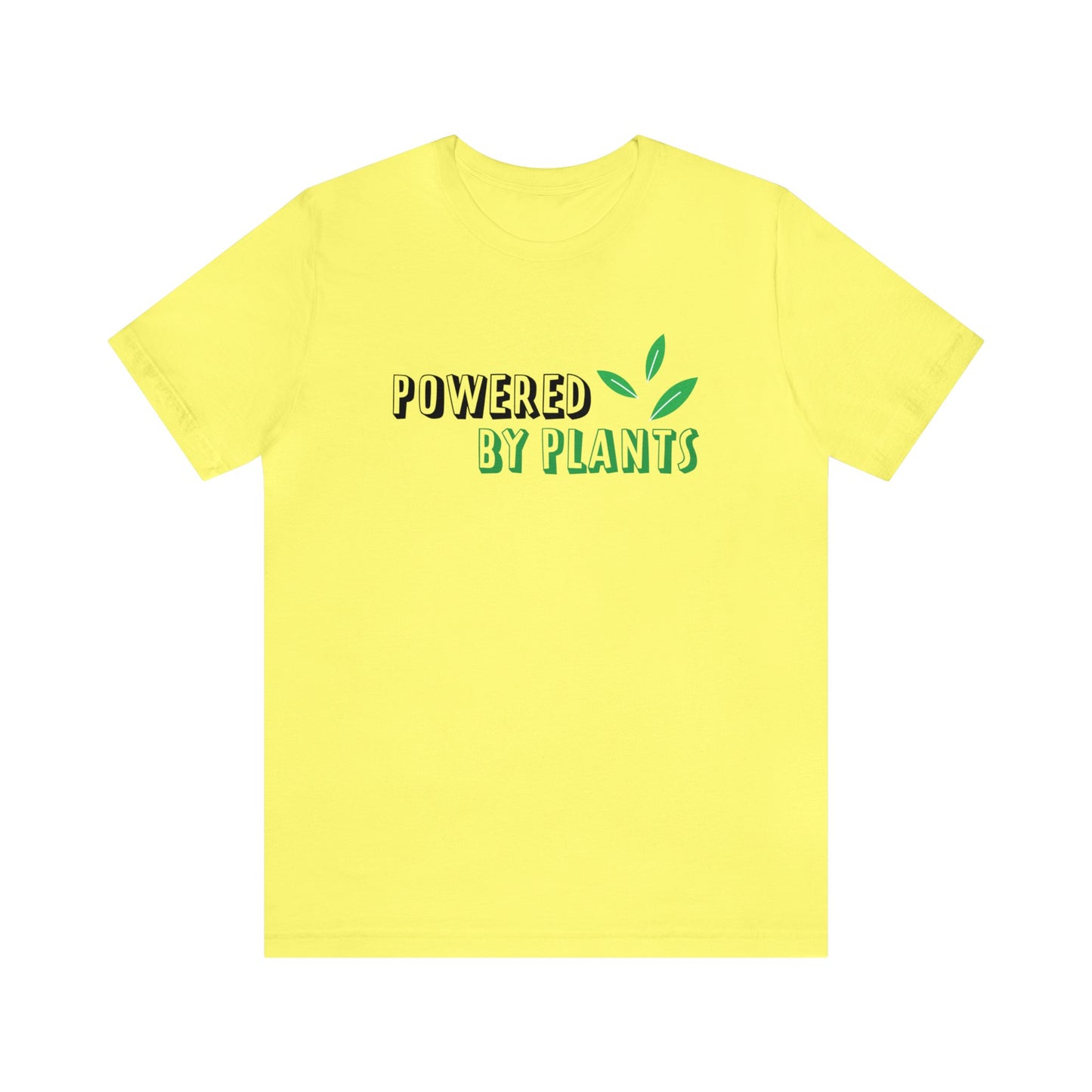 Powered By Plants Unisex Jersey Short Sleeve Tee