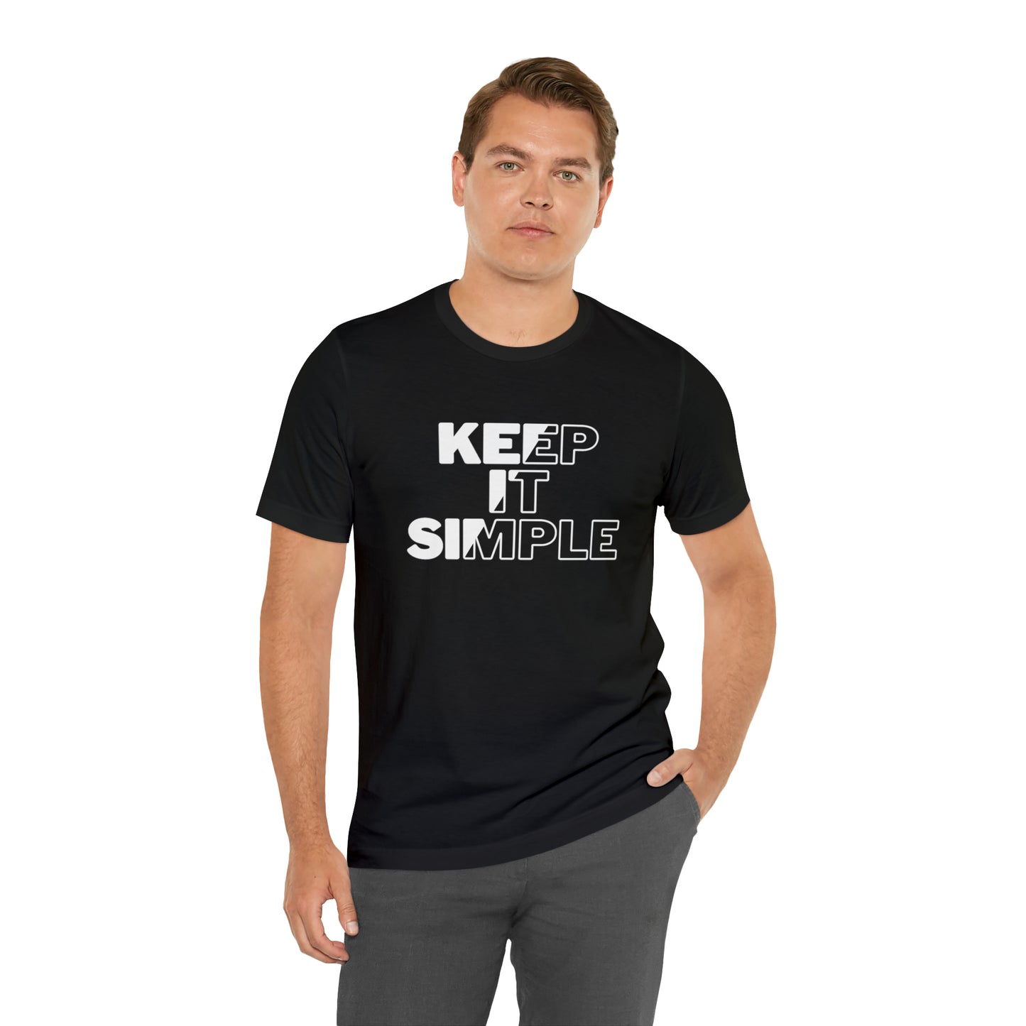 Keep It Simple Unisex Jersey Short Sleeve Tee