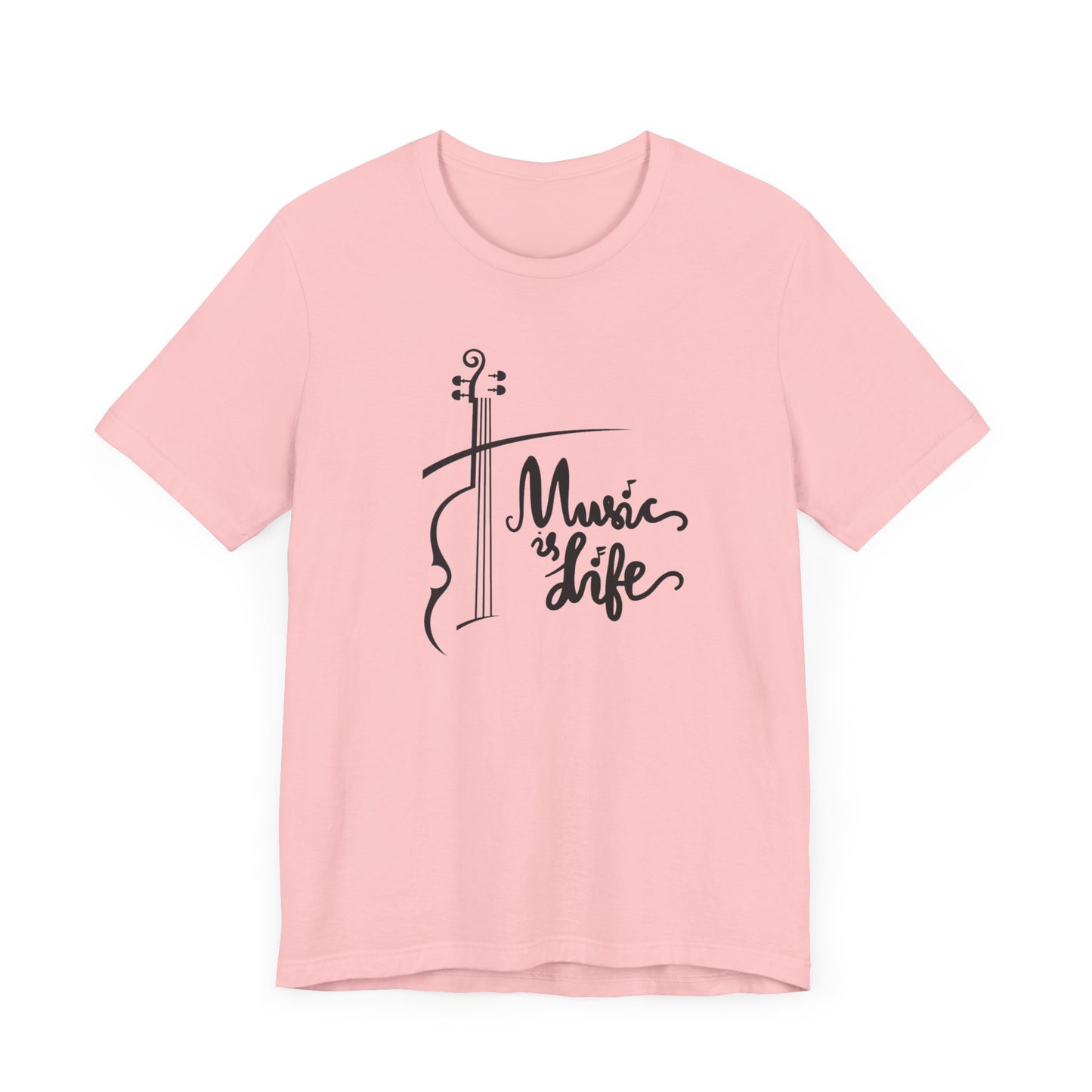 Music Is Life Unisex Jersey Short Sleeve Tee