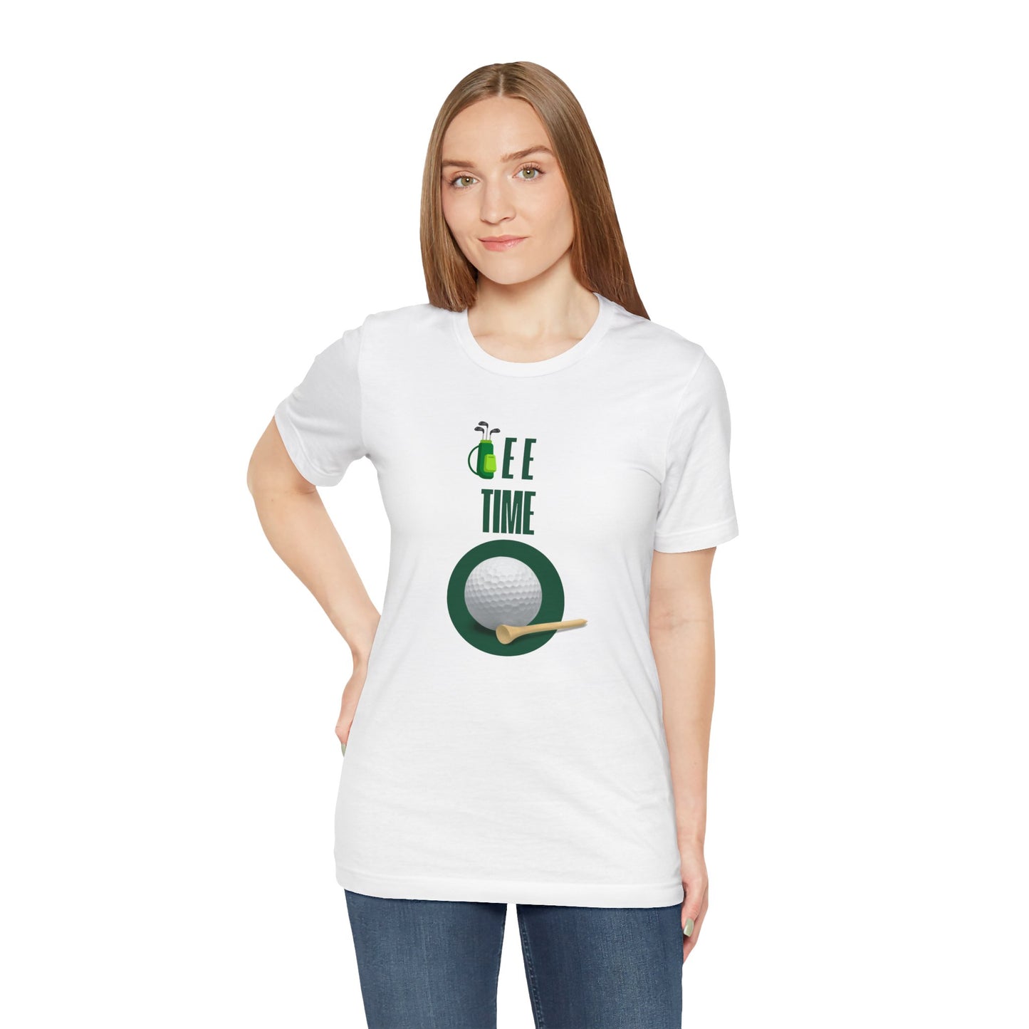 Golf/ Tee Time Unisex Jersey Short Sleeve Tee