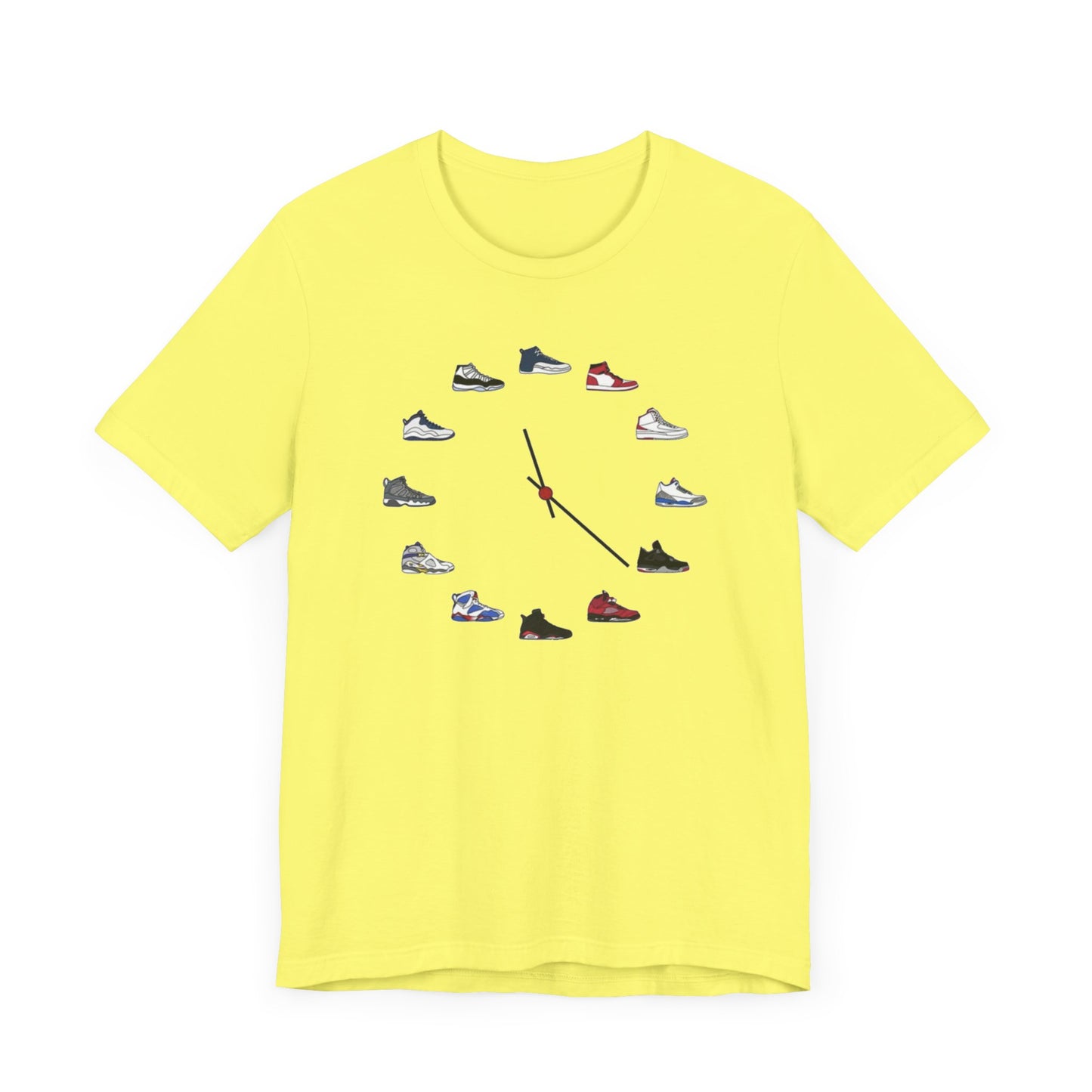 Shoe Clock Unisex Jersey Short Sleeve Tee