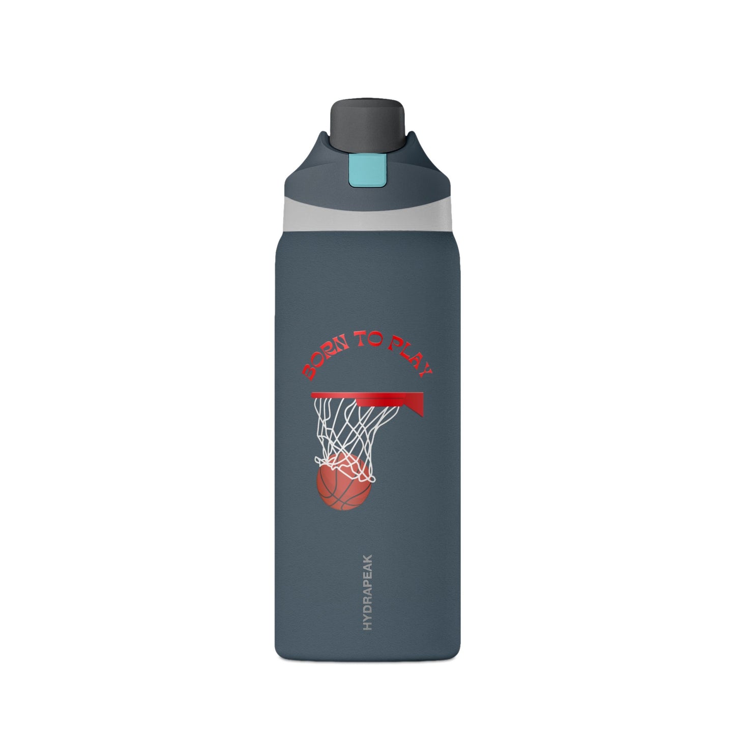 Basketball/ Born to Play Oasis Insulated Water Bottle 32oz
