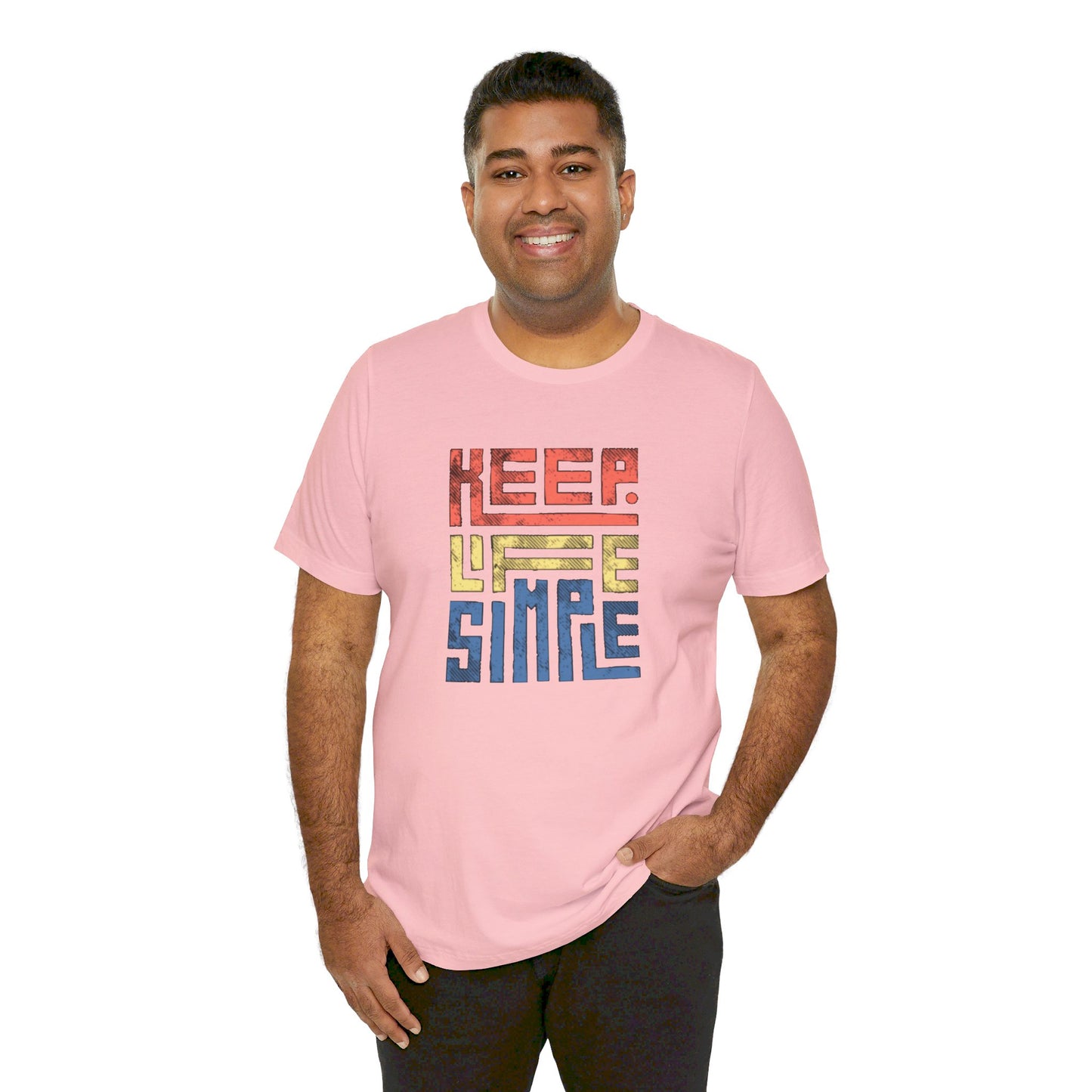 Keep Life Simple Unisex Jersey Short Sleeve Tee