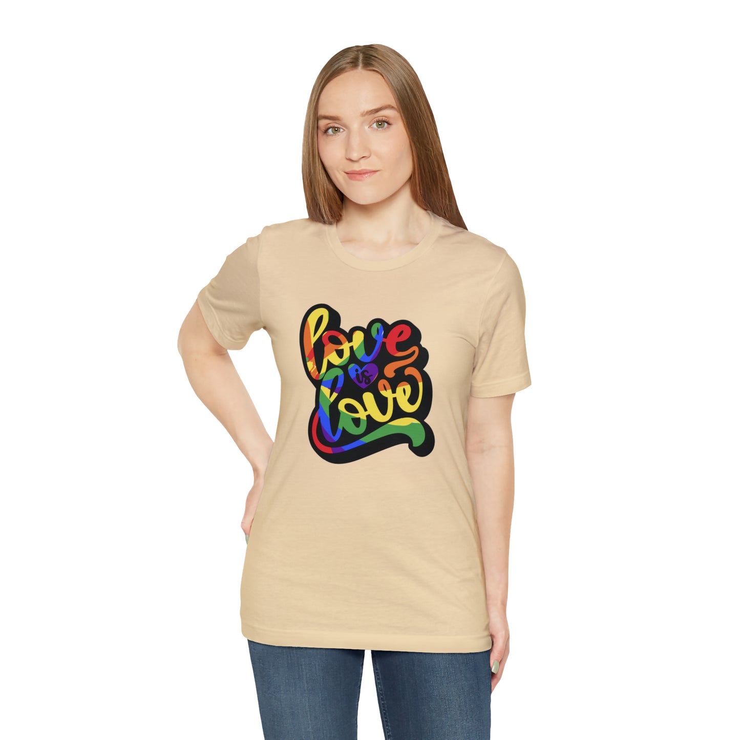 Love Is Love Unisex Jersey Short Sleeve Tee