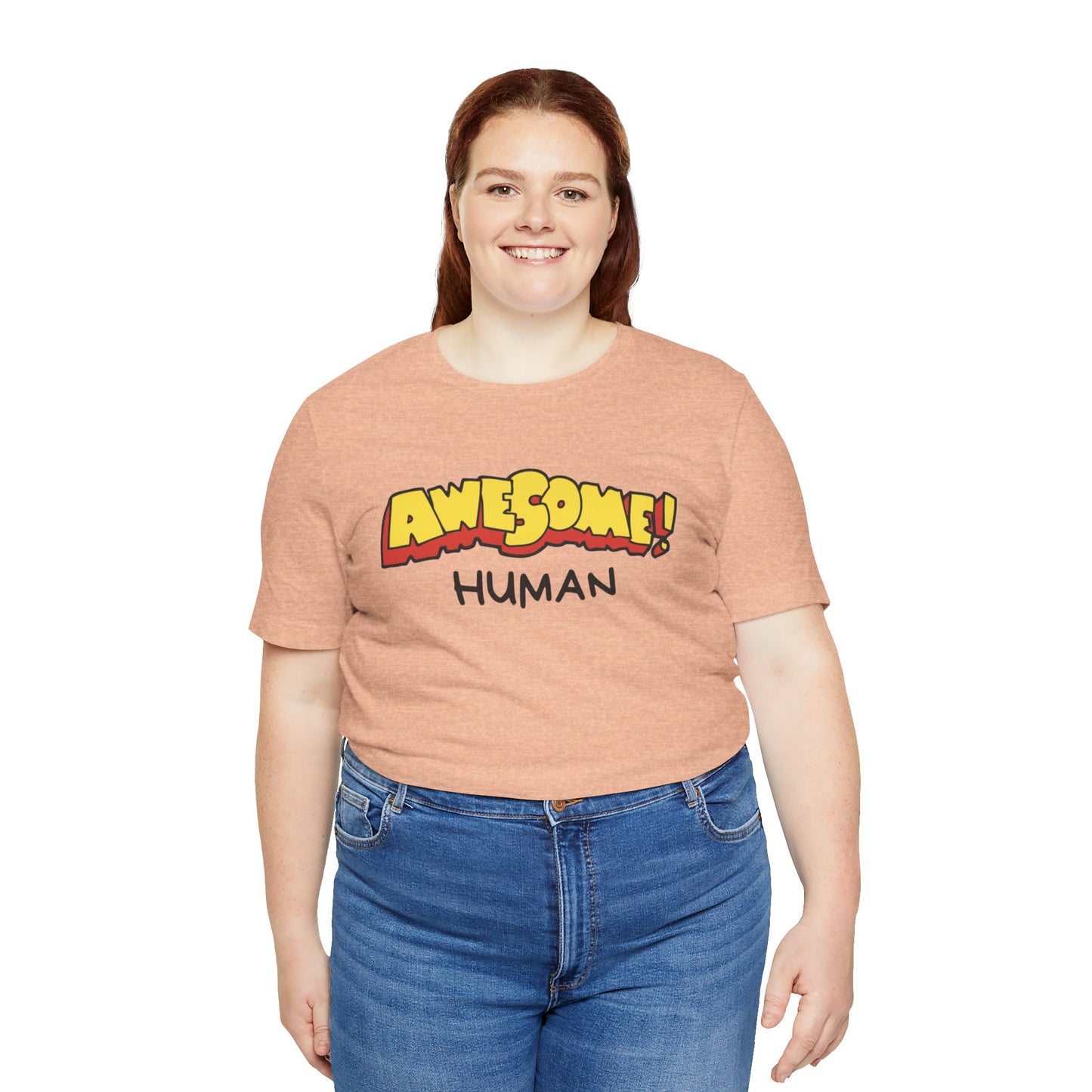 Awesome Human Unisex Jersey Short Sleeve Tee