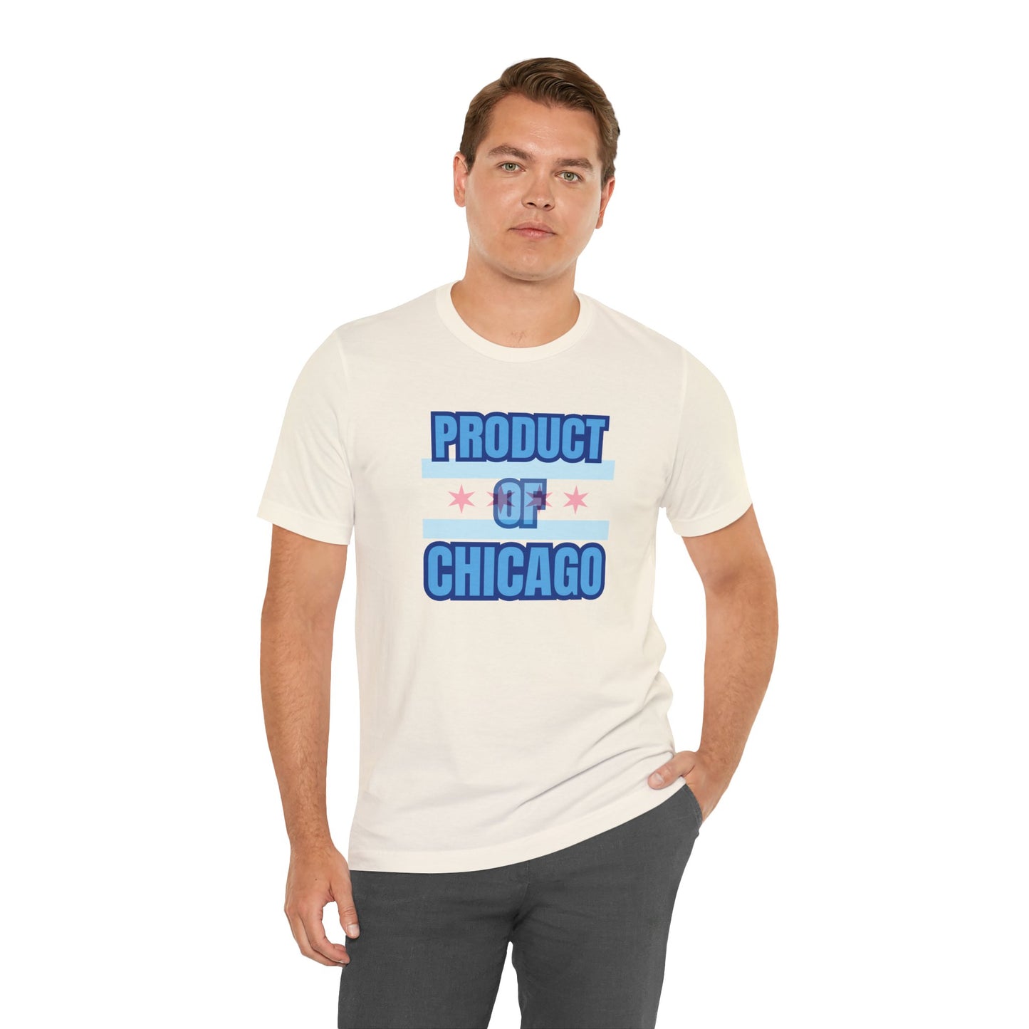 Product Of Chicago Unisex Jersey Short Sleeve Tee