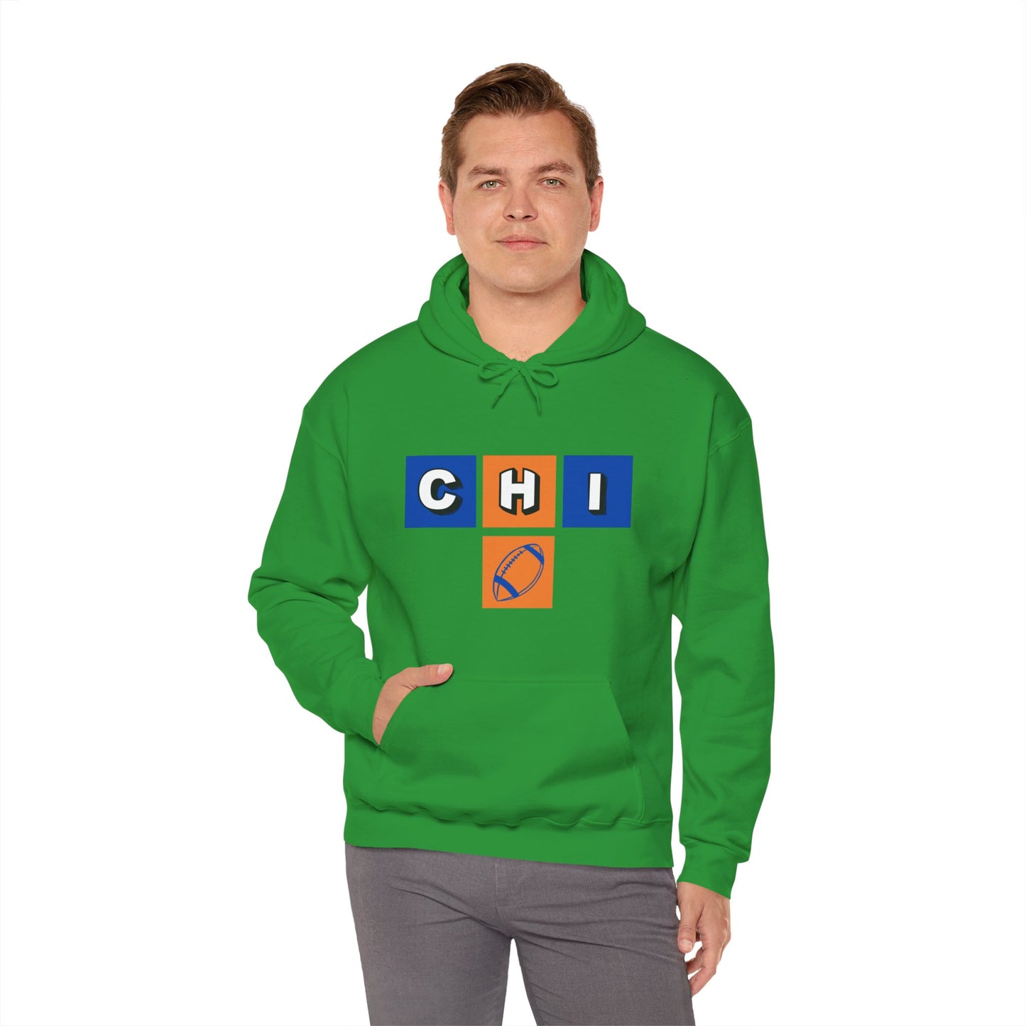 Chi Football Unisex Heavy Blend™ Hooded Sweatshirt