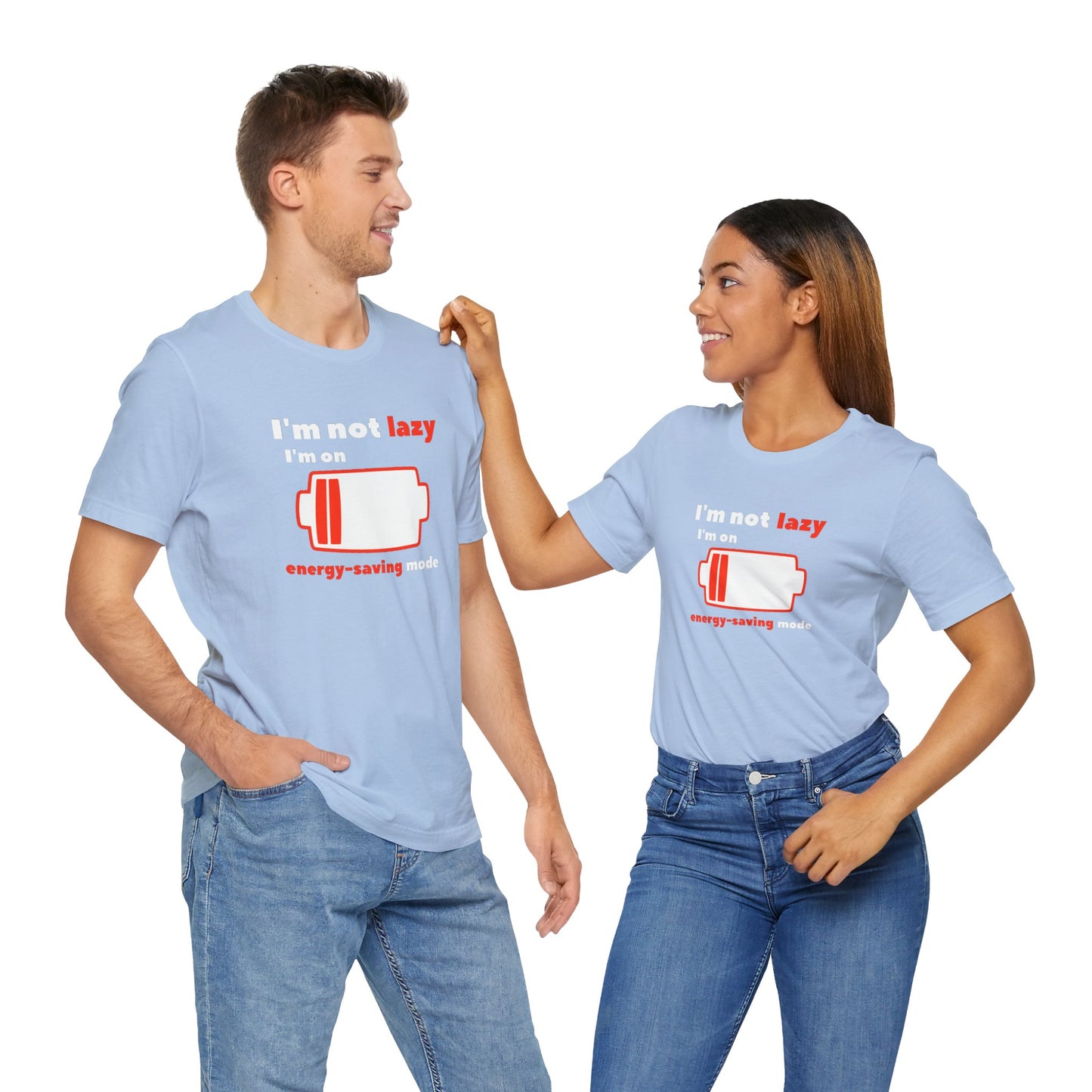 I'm Not Lazy Energy Saving Mode Unisex Softstyle T-Shirt