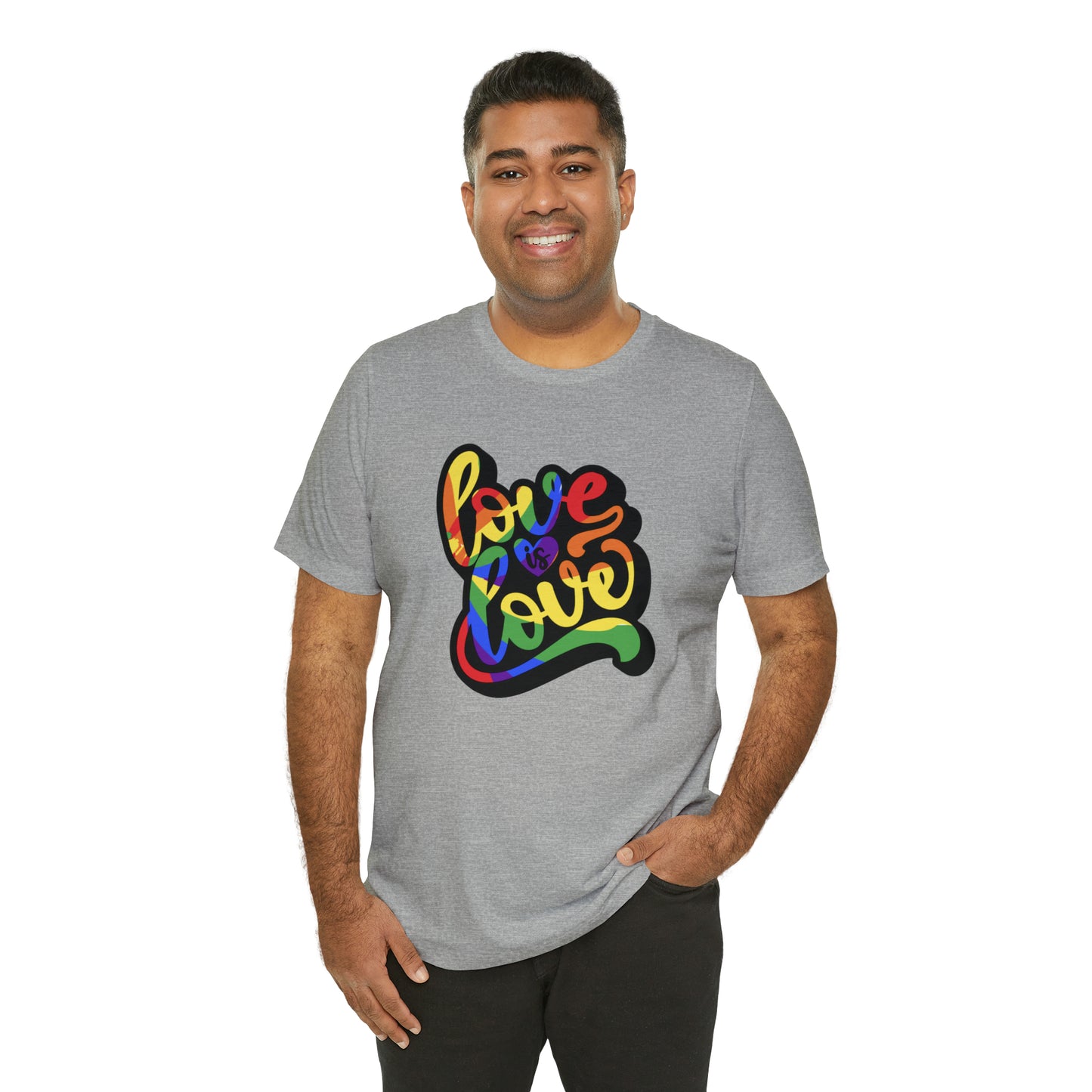 Love Is Love Unisex Jersey Short Sleeve Tee