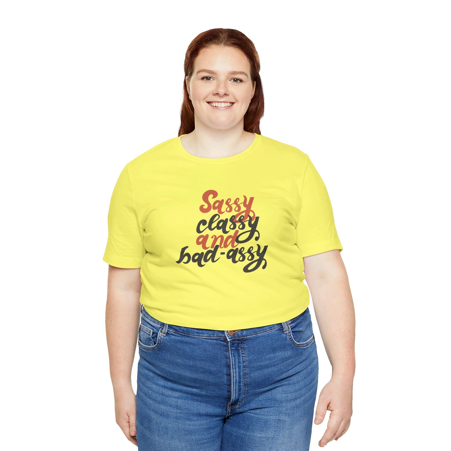 Sassy Classy And Badassy Unisex Jersey Short Sleeve Tee