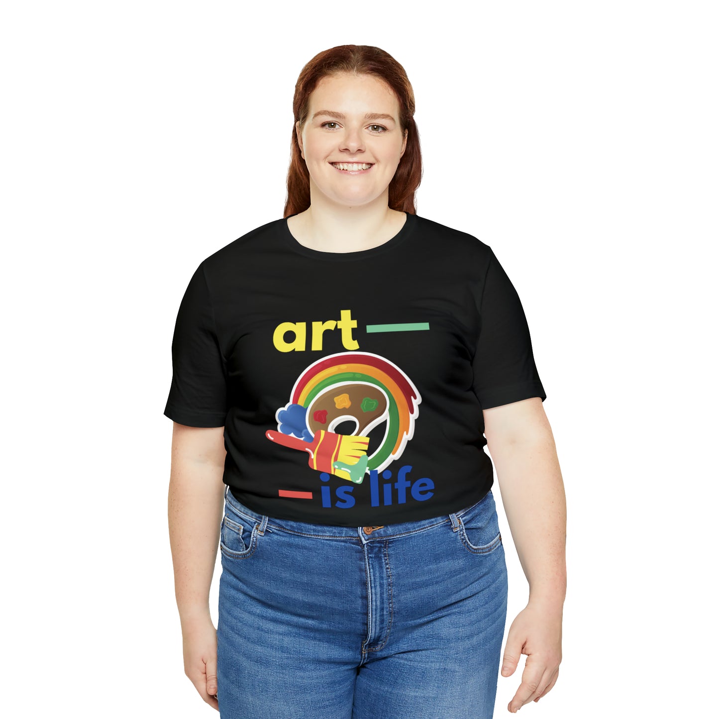 Life Is Art Unisex Jersey Short Sleeve Tee