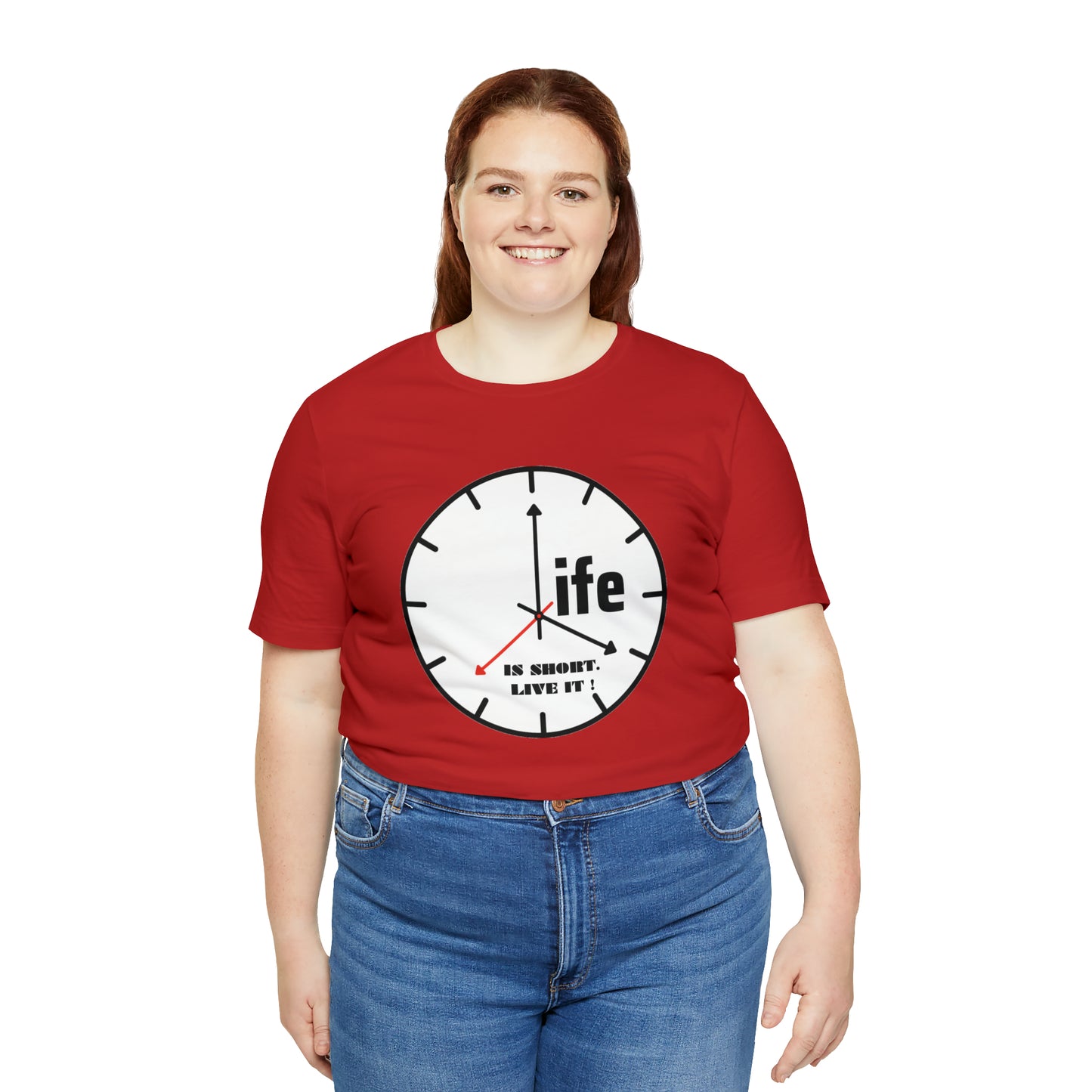 Life is To Short Live It Unisex Jersey Short Sleeve Tee