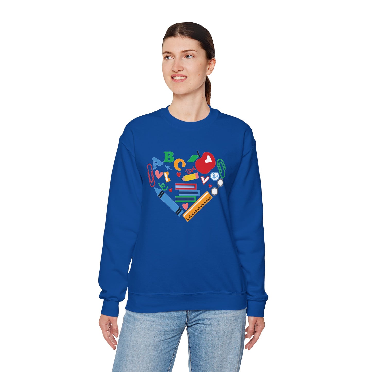 A,B,C Unisex Heavy Blend™ Crewneck Sweatshirt