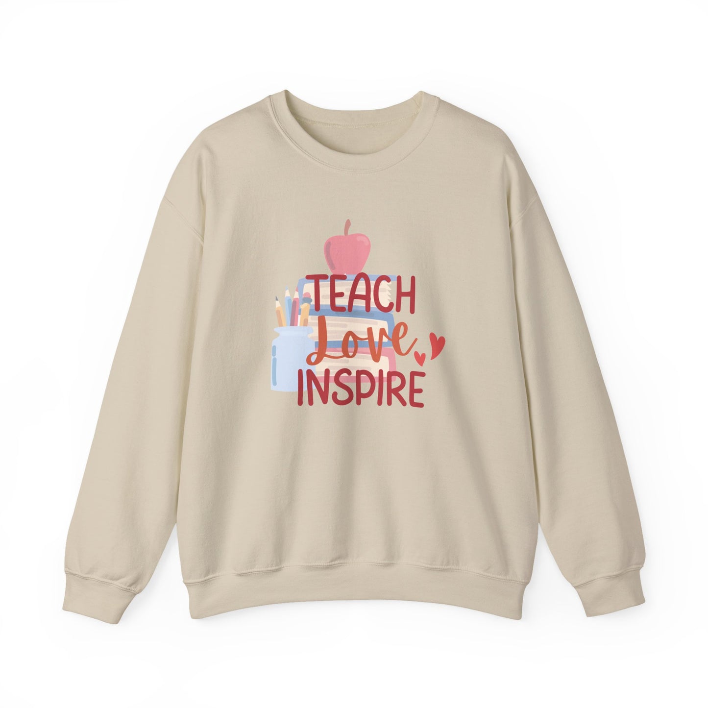 Teach, Love Inspire Unisex Heavy Blend™ Crewneck Sweatshirt