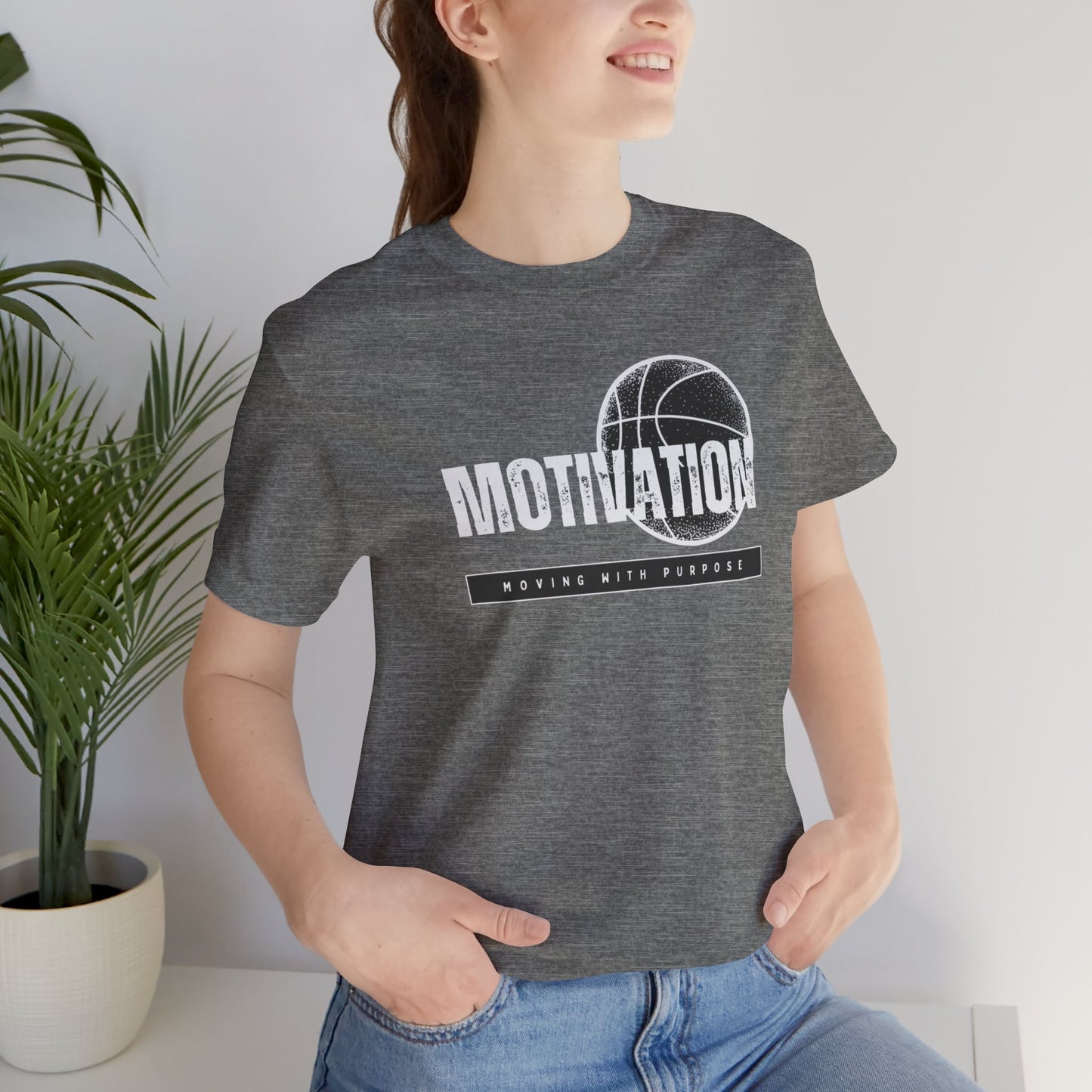 Basketball Motivation Unisex Jersey Short Sleeve Tee