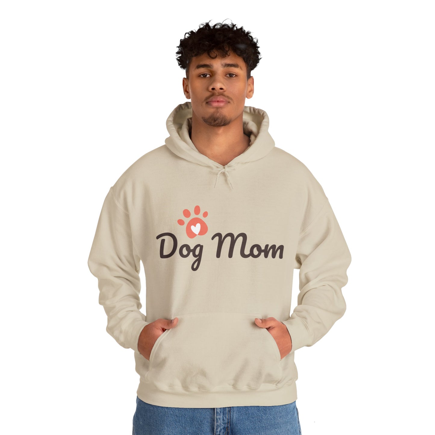 Dog Mom Unisex Heavy Blend™ Hooded Sweatshirt