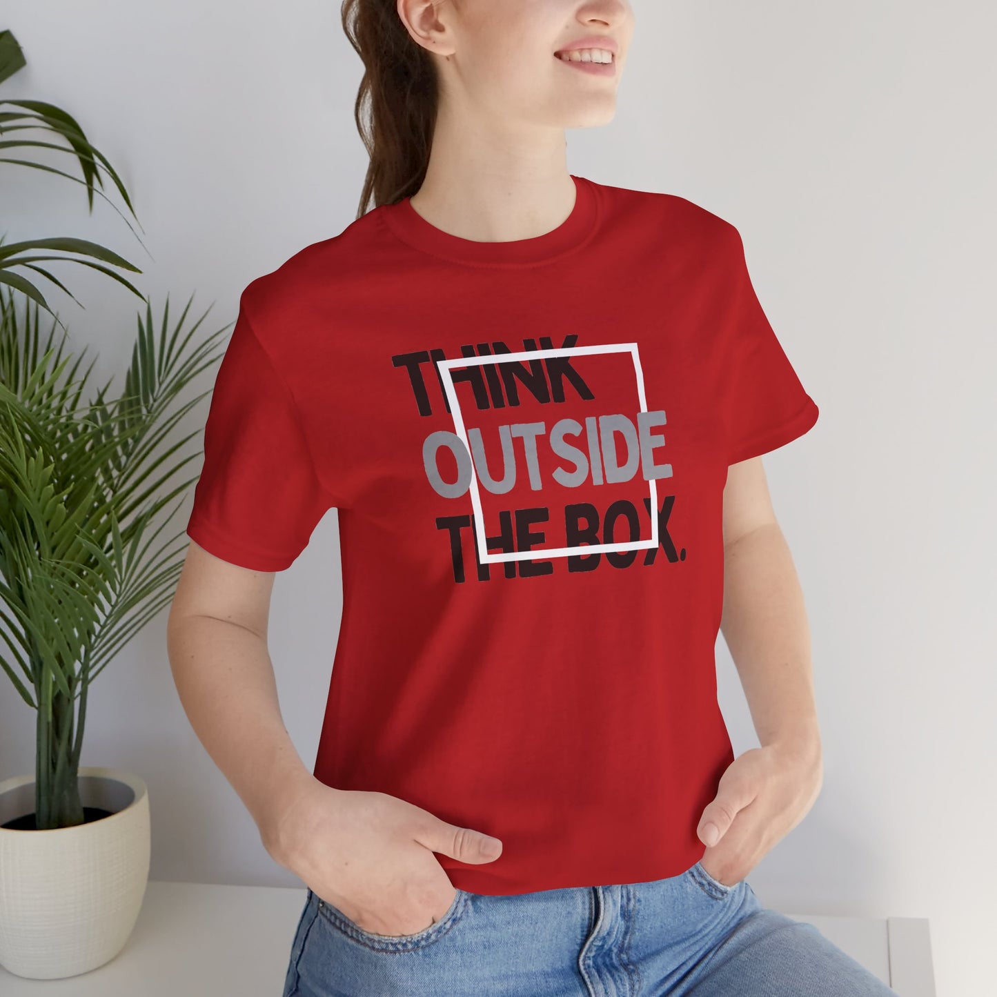 Think Outside the Box Unisex Jersey Short Sleeve Tee