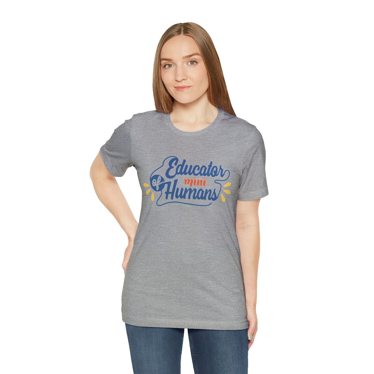 Educator of Little Humans Unisex Jersey Short Sleeve Tee