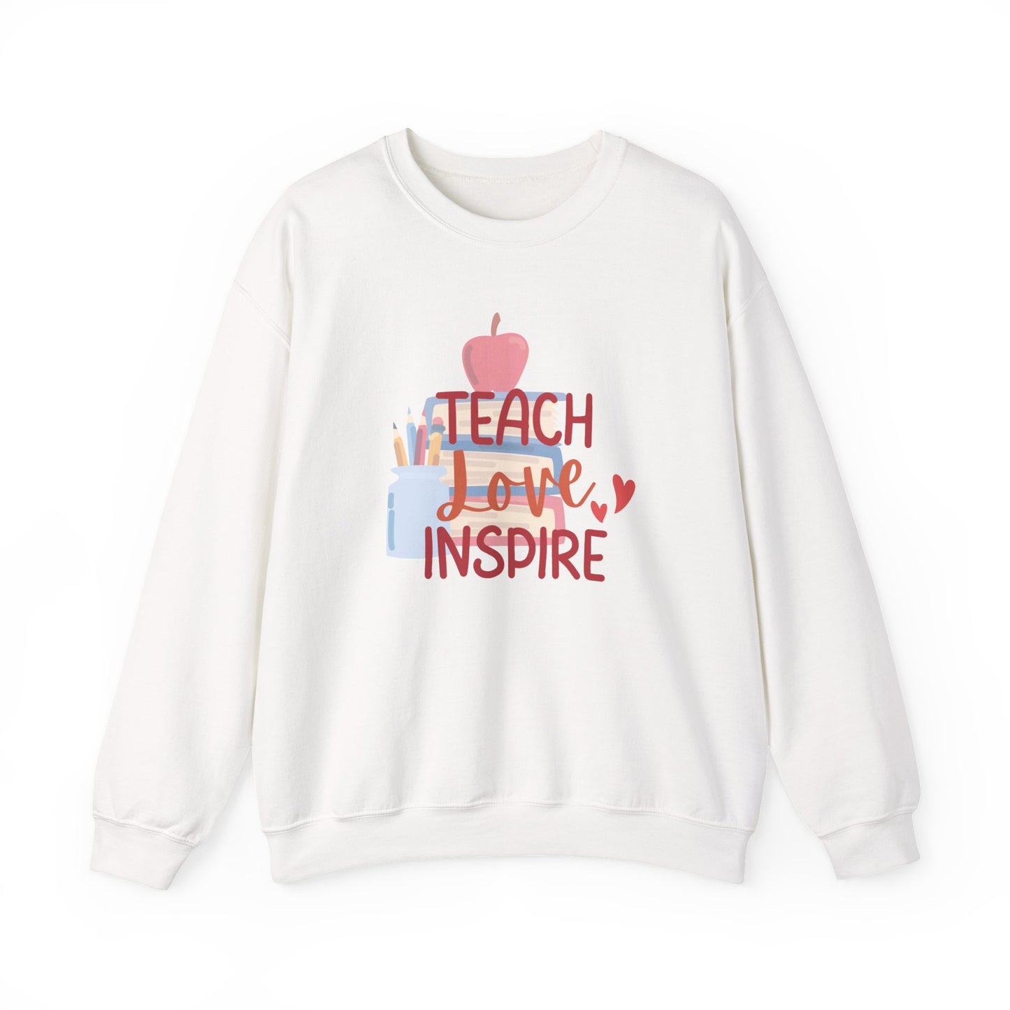 Teach, Love Inspire Unisex Heavy Blend™ Crewneck Sweatshirt