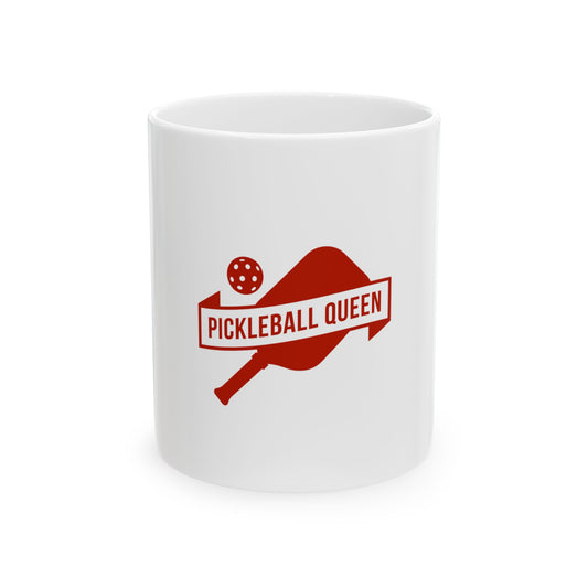 Pickleball Queen Ceramic Mug, (11oz, 15oz)