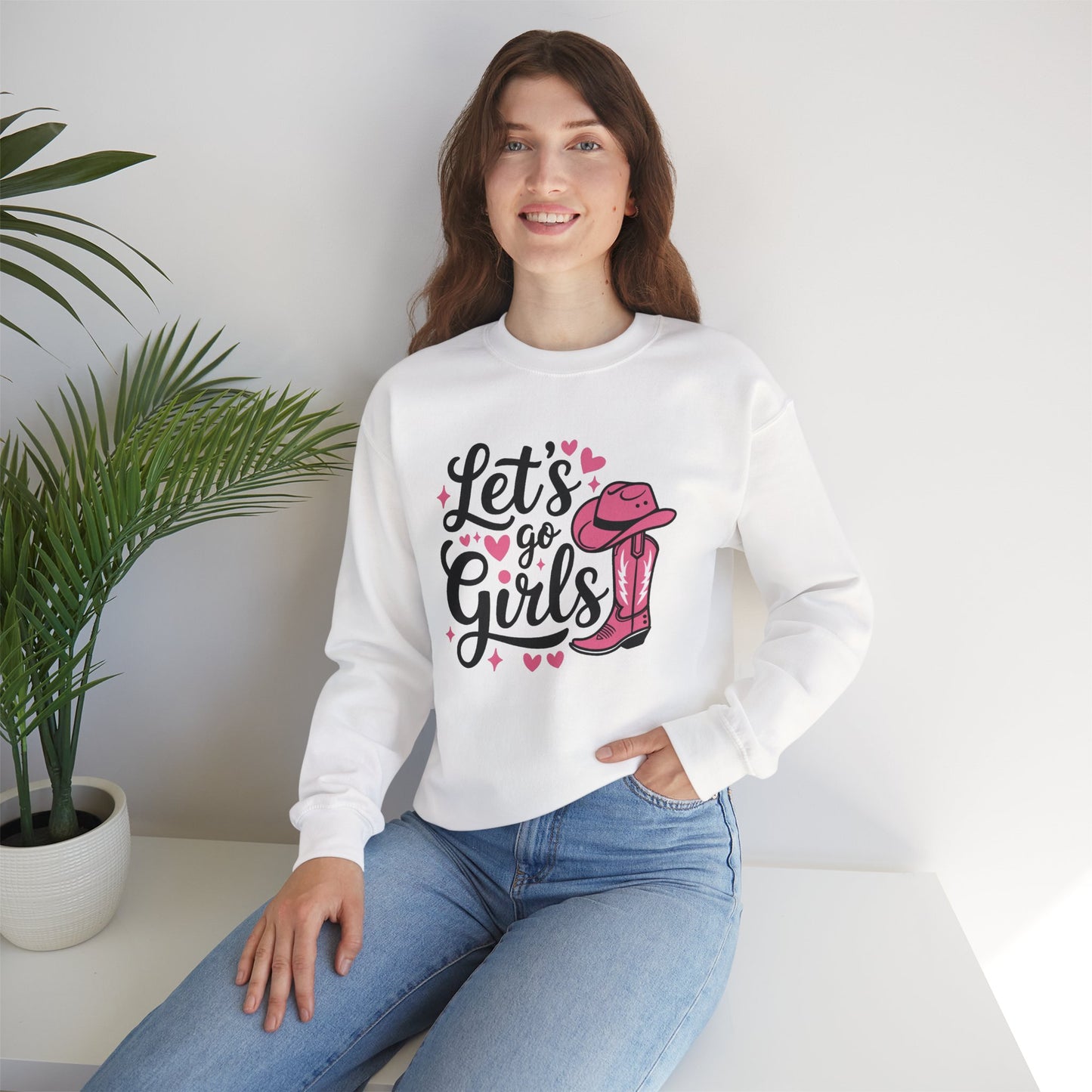 Let's Go Girls Unisex Heavy Blend™ Crewneck Sweatshirt