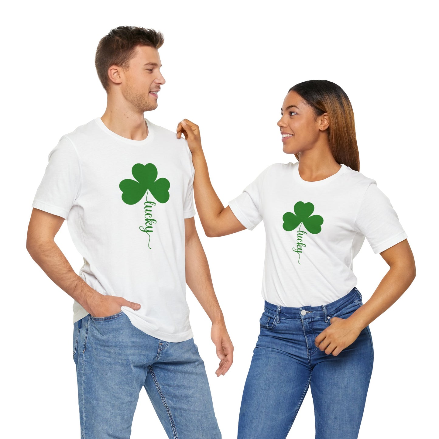 Clover/ Lucky Unisex Jersey Short Sleeve Tee