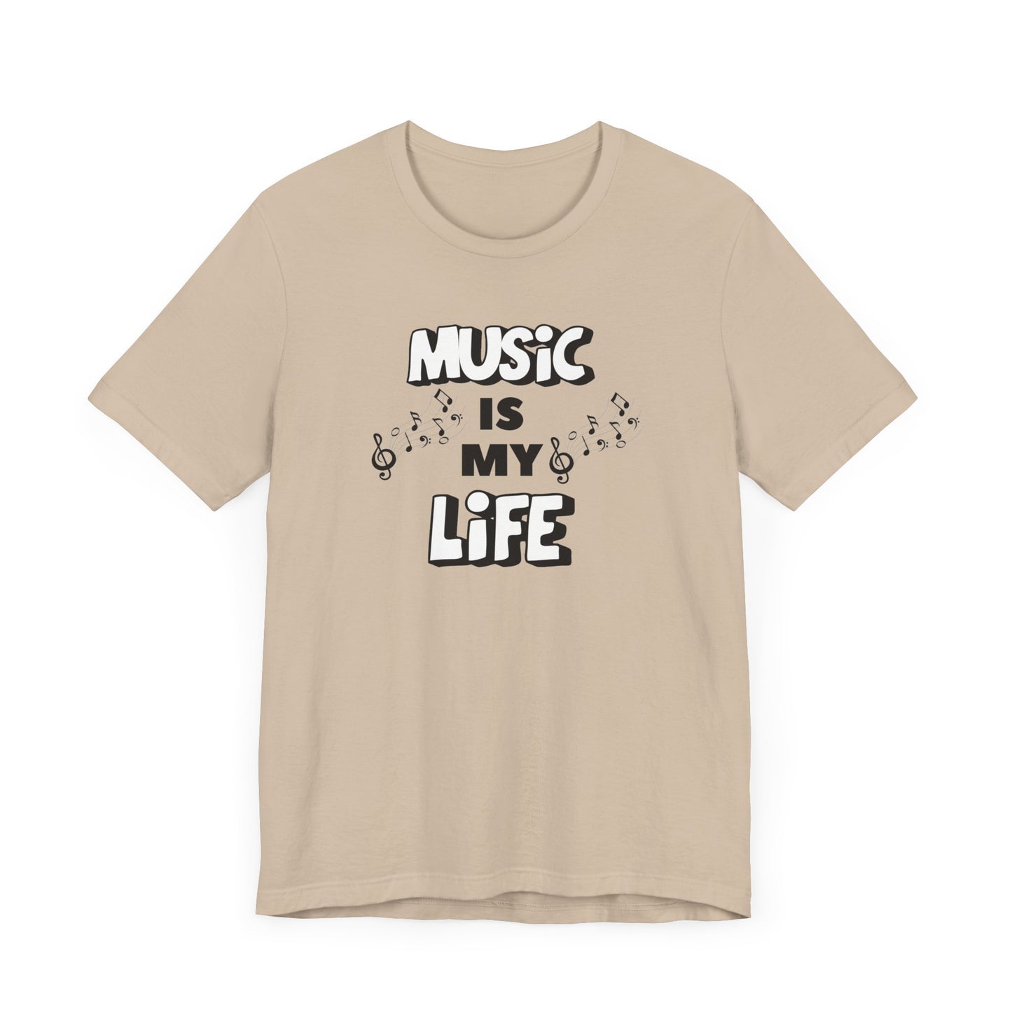 Music is My Life Unisex Jersey Short Sleeve Tee