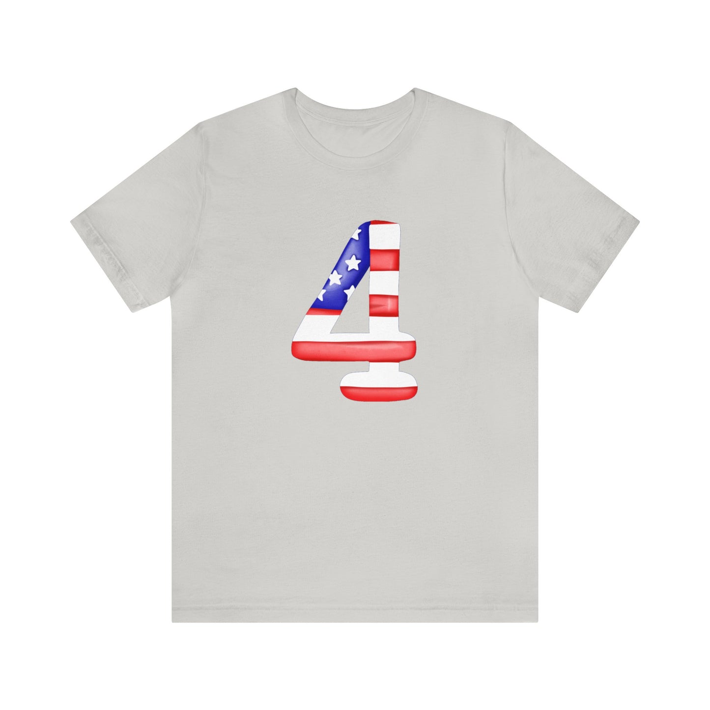 Fourth Red White Blue Unisex Jersey Short Sleeve Tee