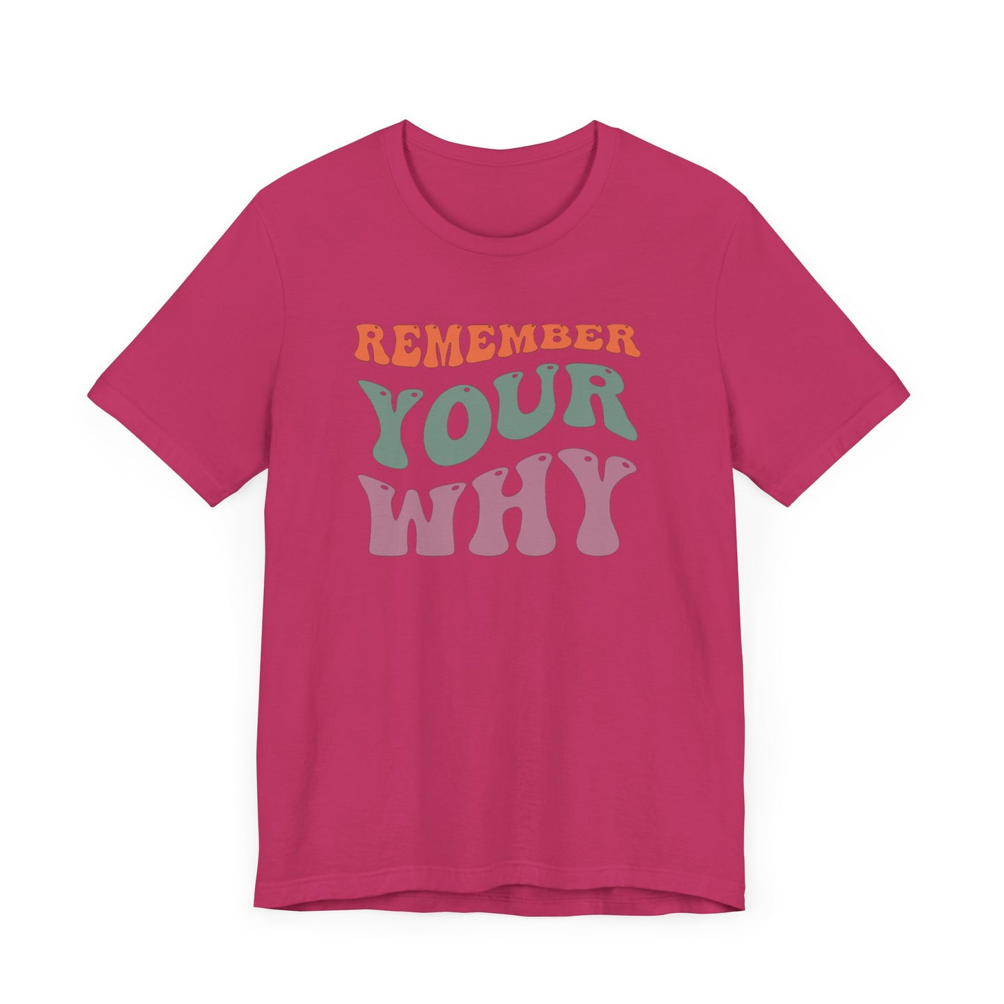 Remember Your Why Unisex Jersey Short Sleeve Tee