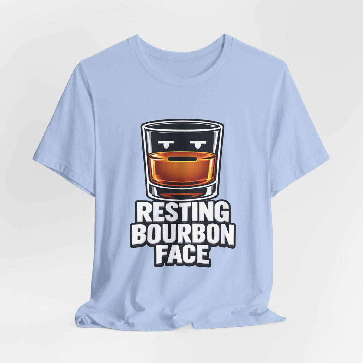 Resting Bourbon Face Unisex Jersey Short Sleeve Tee