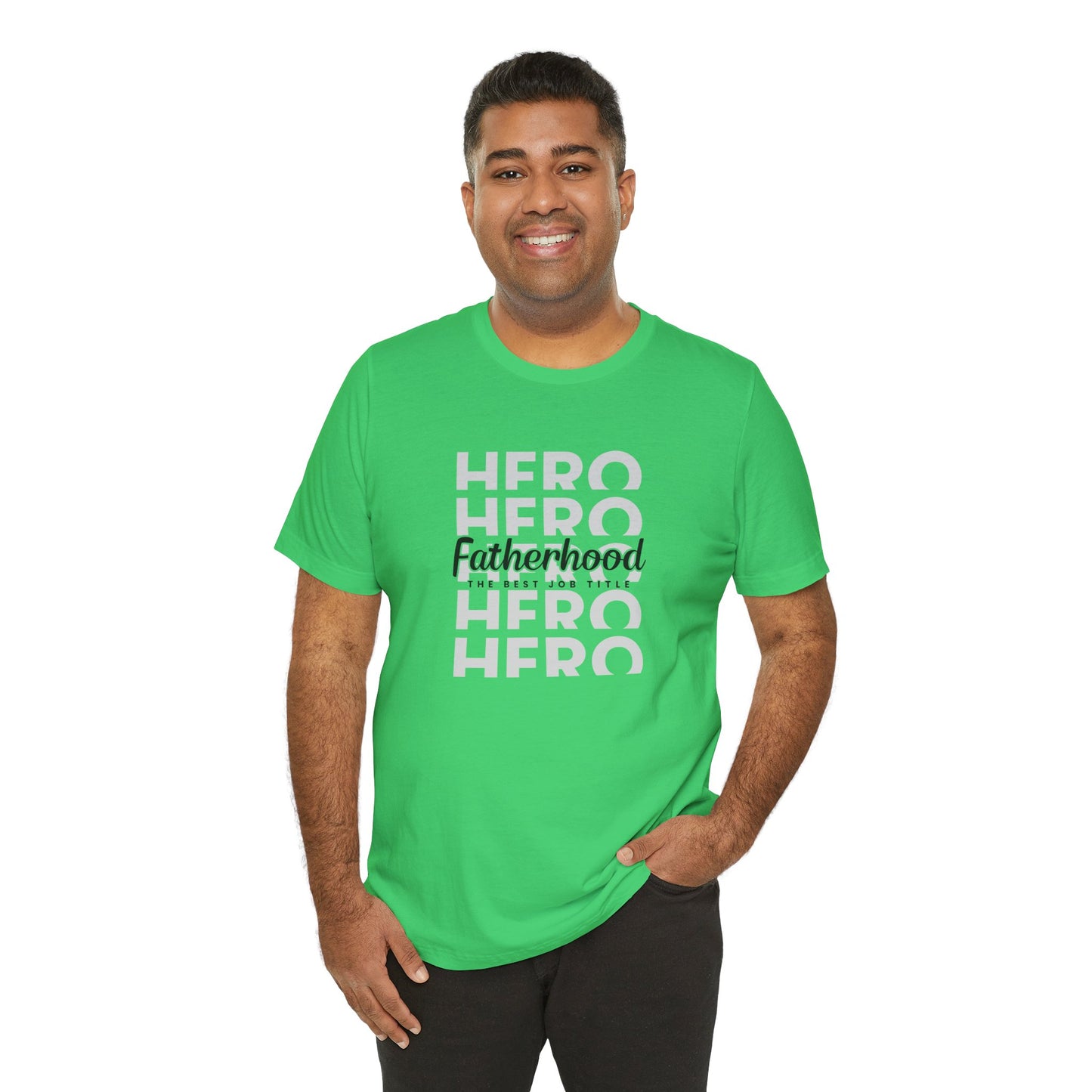 Dad/ Fatherhood Hero Unisex Jersey Short Sleeve Tee