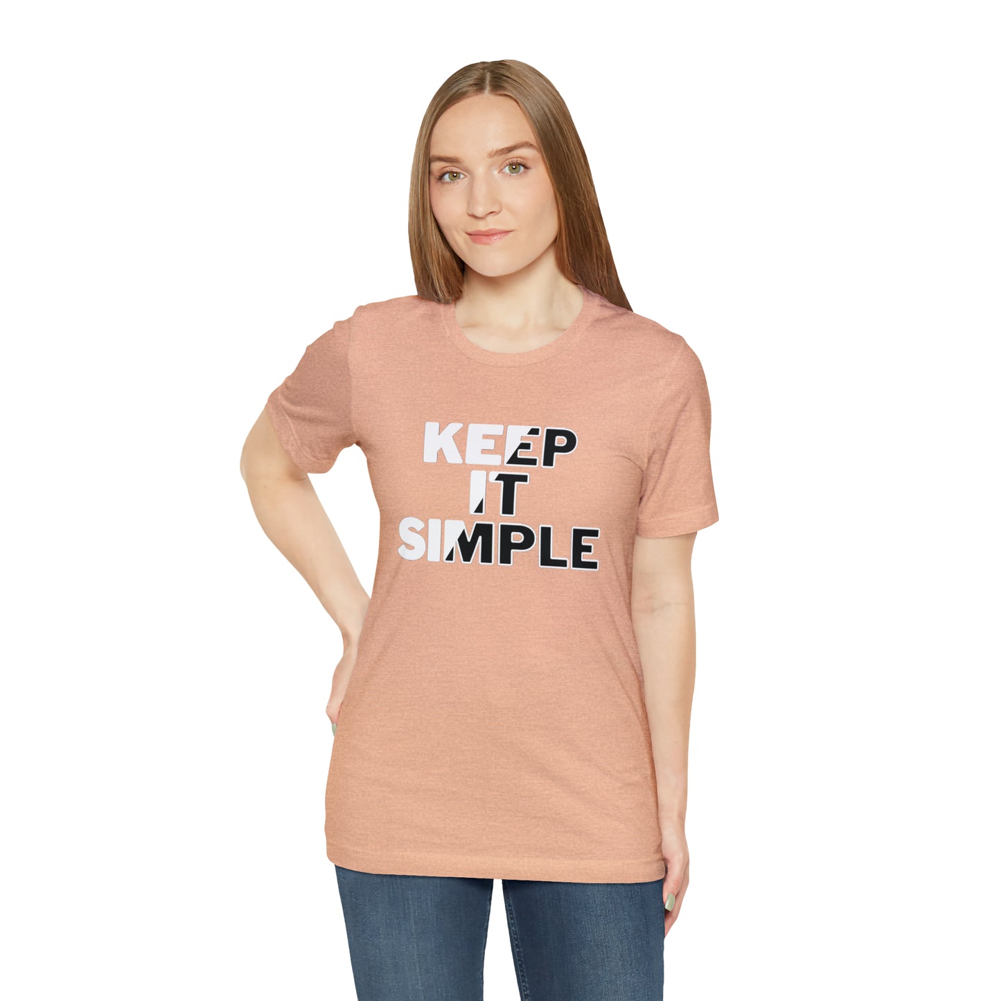 Keep It Simple Unisex Jersey Short Sleeve Tee