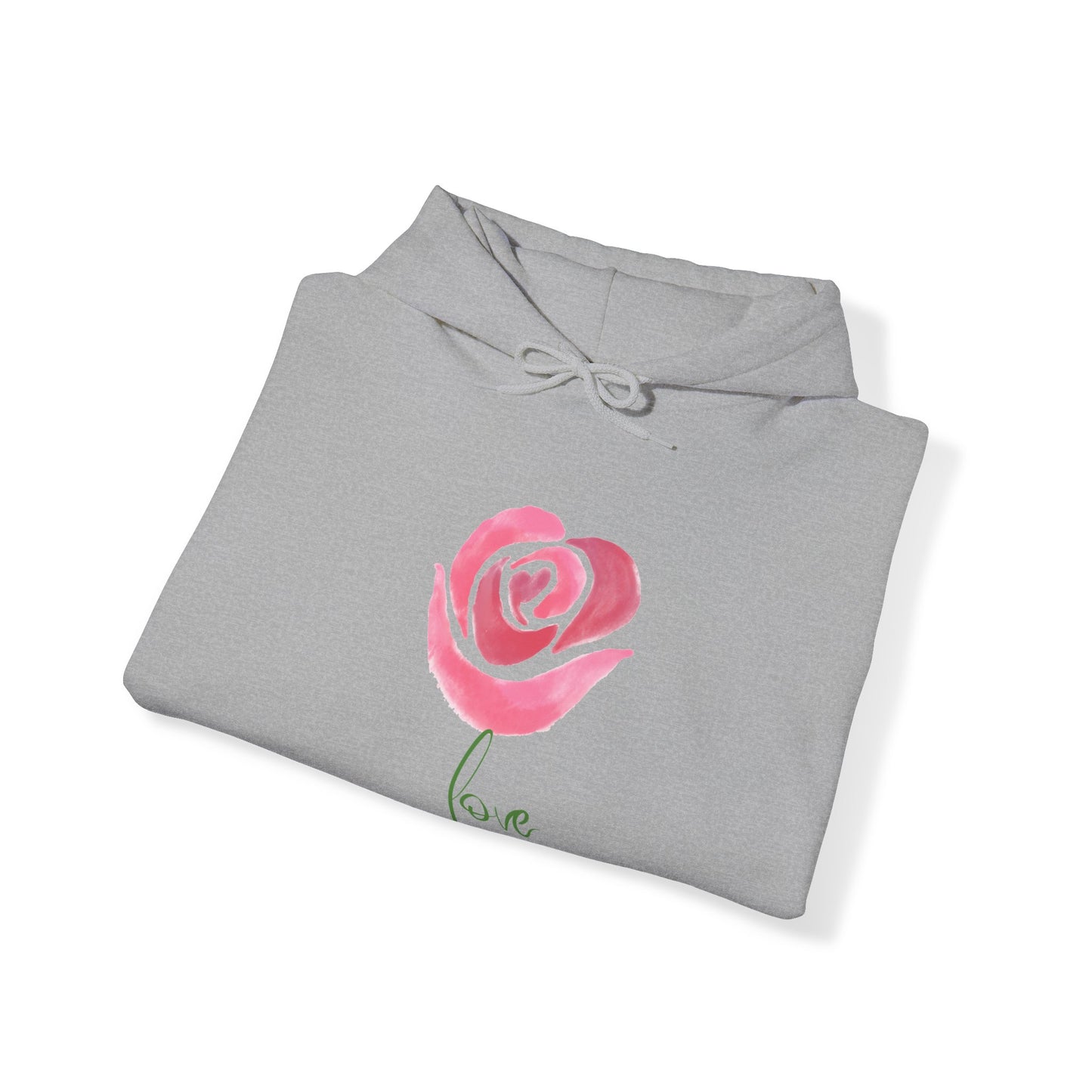 Flower Love Unisex Heavy Blend™ Hooded Sweatshirt