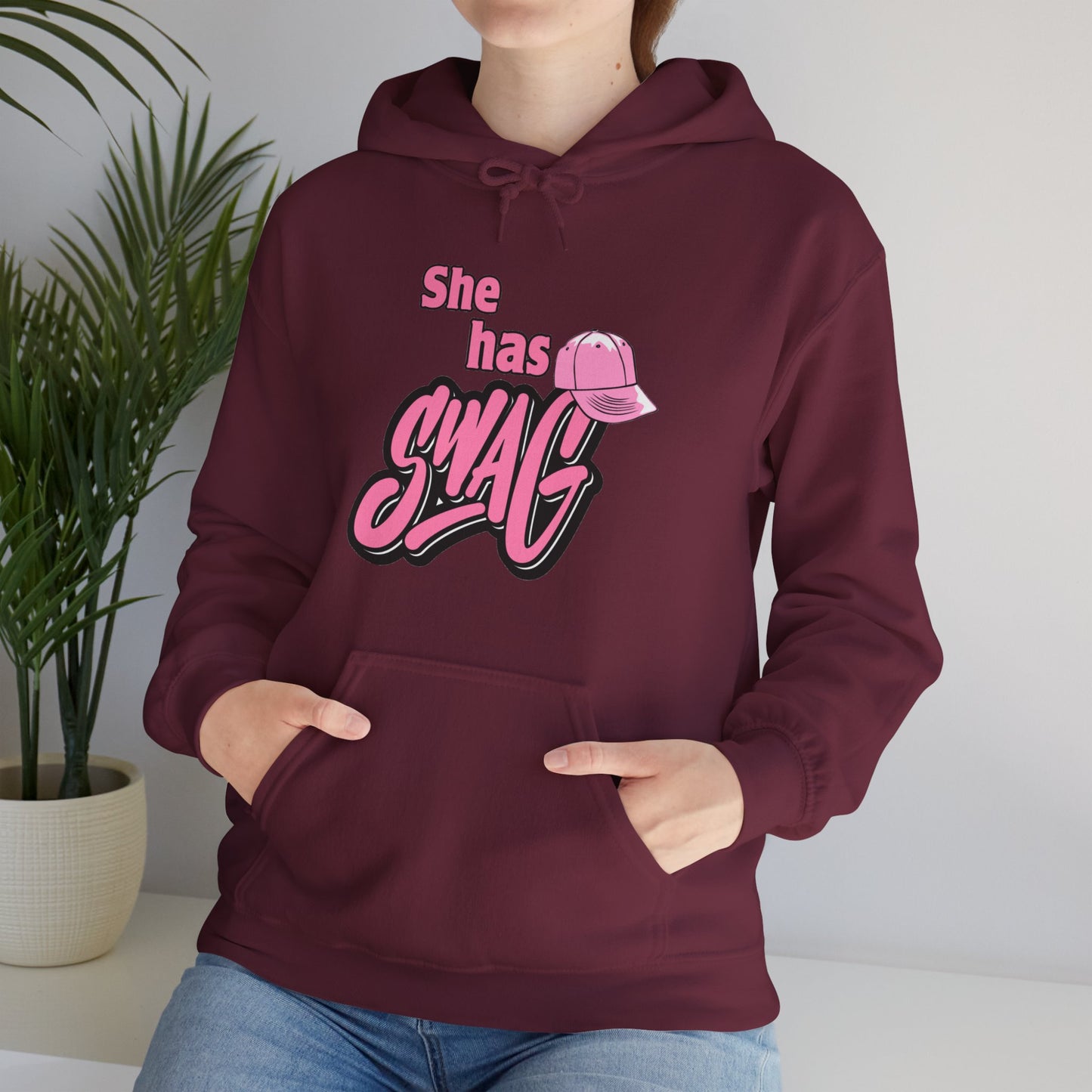 She Has Swag Unisex Heavy Blend™ Hooded Sweatshirt