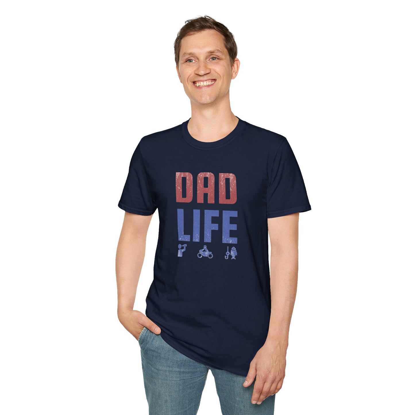 Dad Life Unisex Softstyle T-Shirt