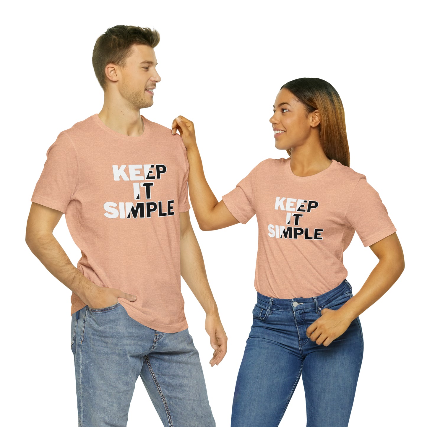 Keep It Simple Unisex Jersey Short Sleeve Tee